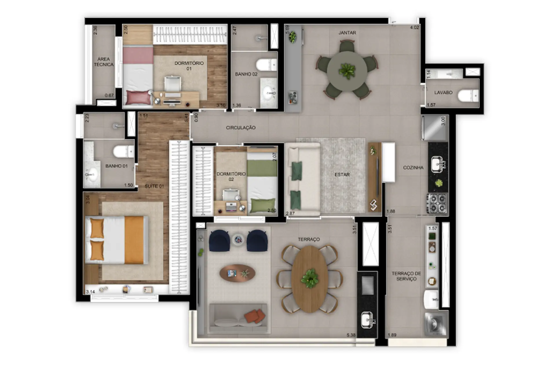 Planta 1 – Madre 914 Mooca