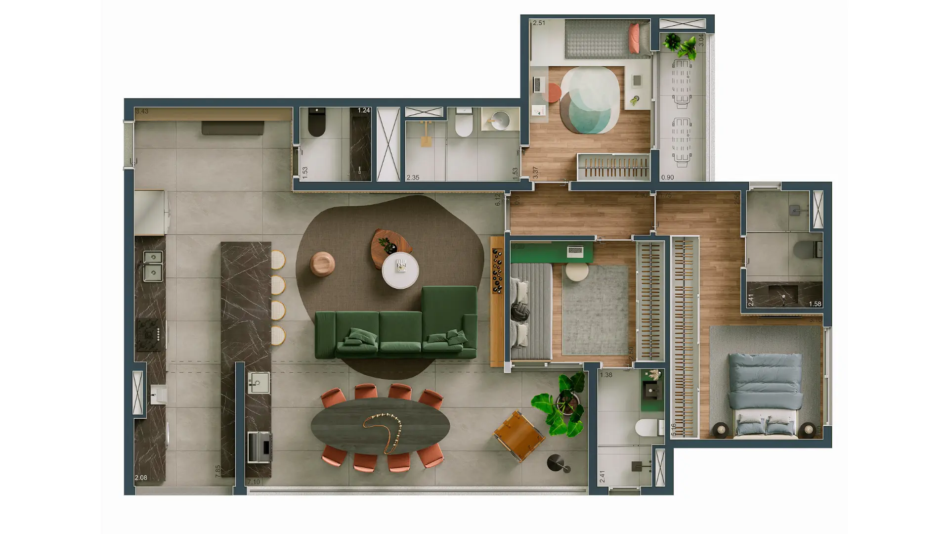Planta 1 – Maison Diogo By Fibra