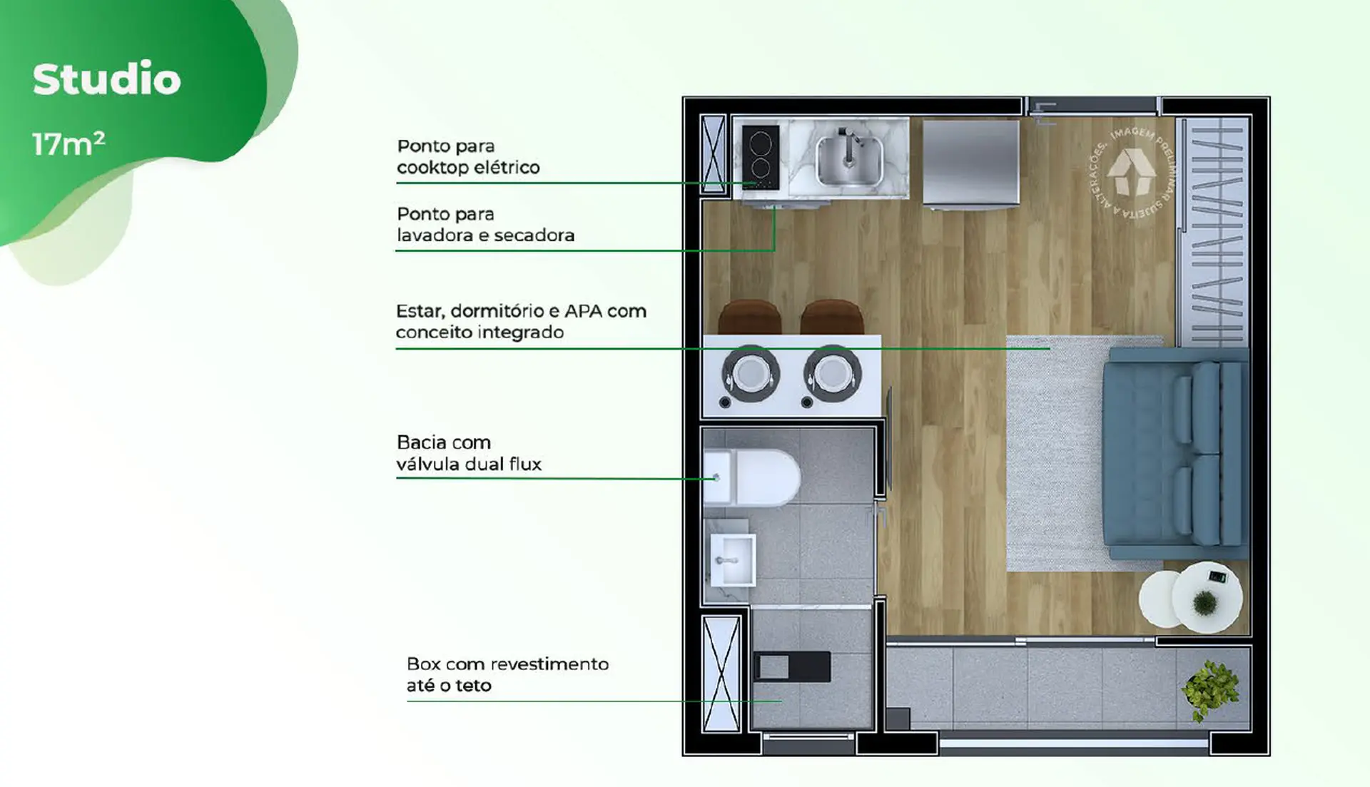 Planta 1 – Metrocasa Estação Oratório