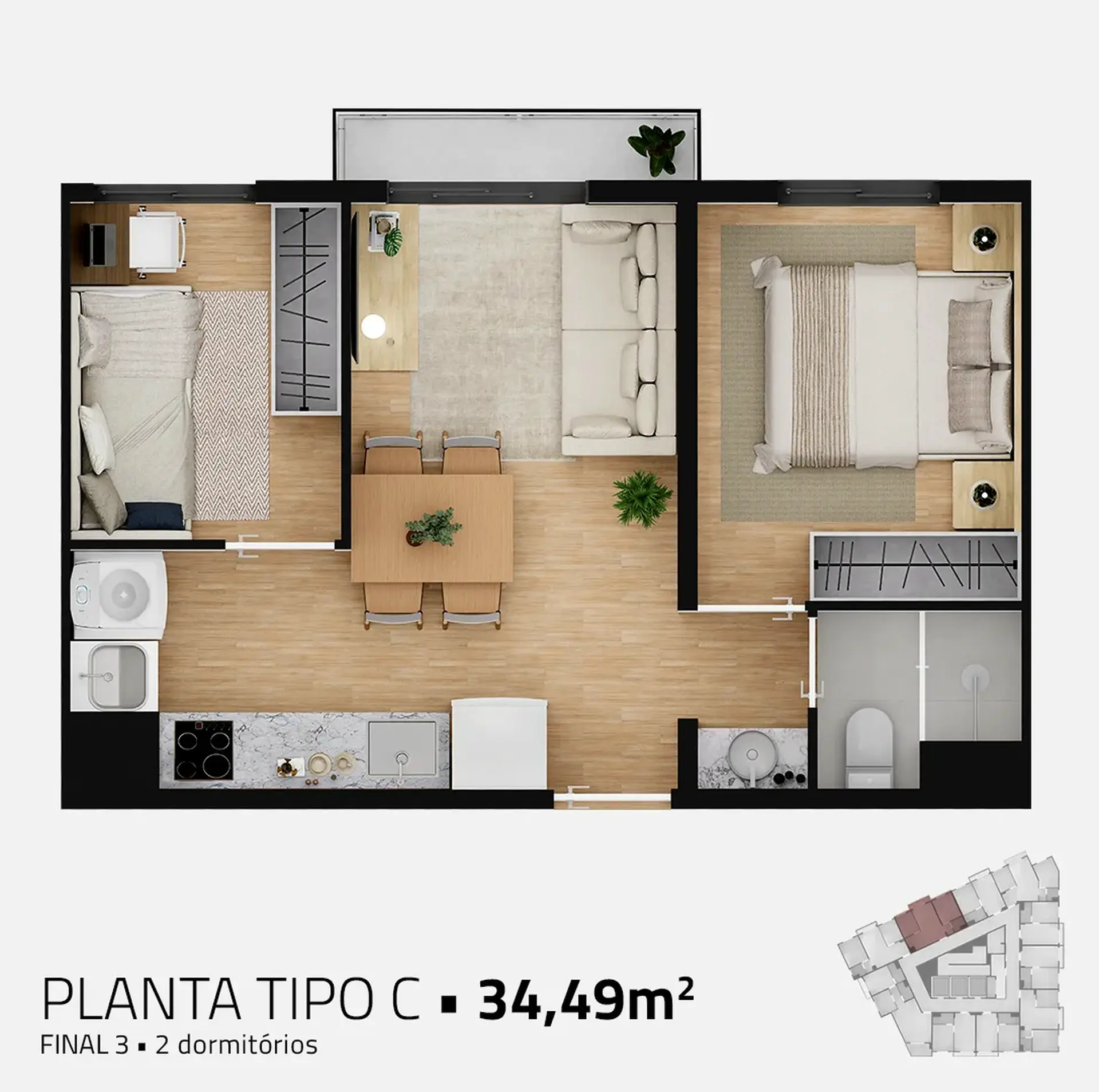 Planta 1 – Moderní Vila Prudente