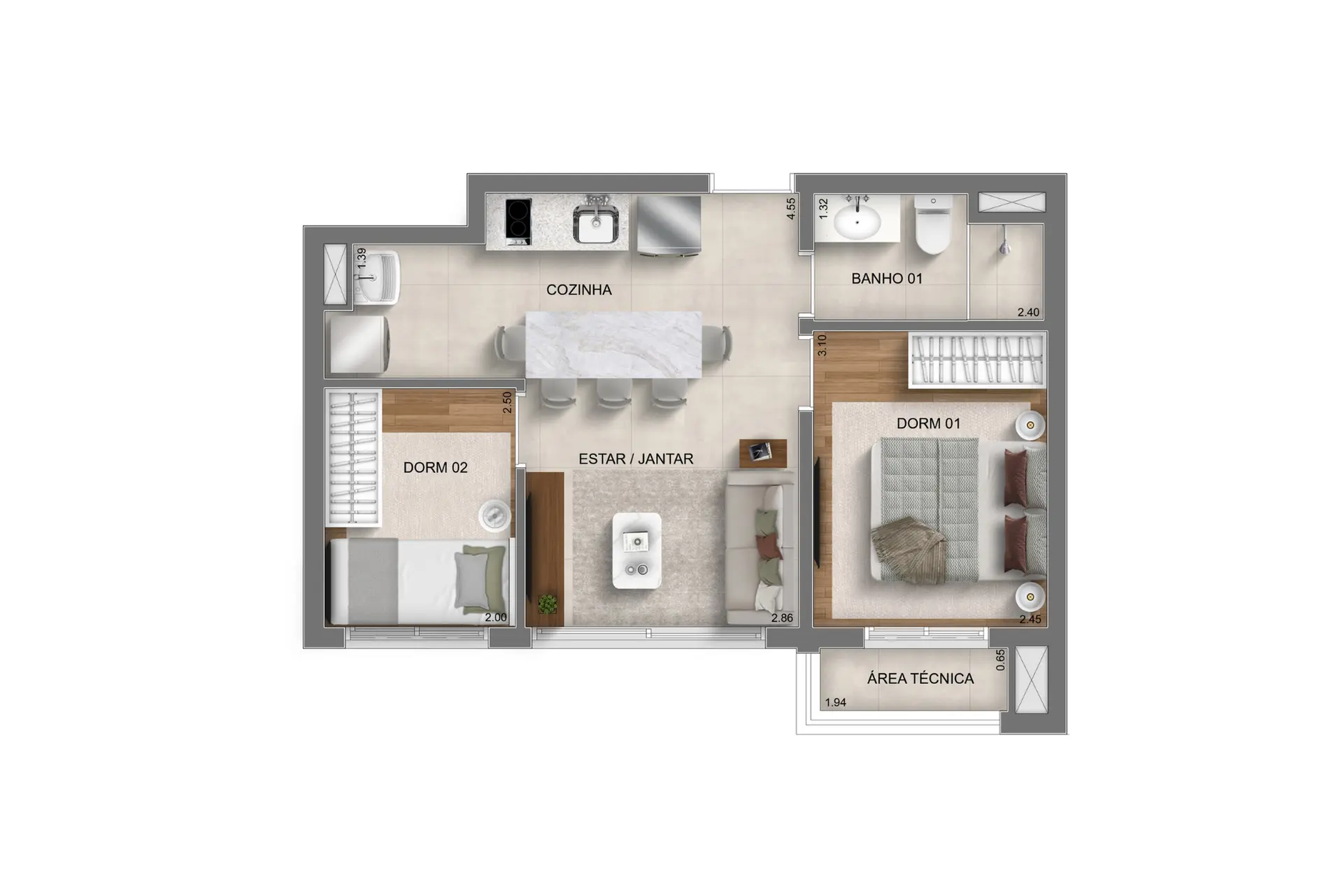 Planta 3 – Mooca Smart Spaces