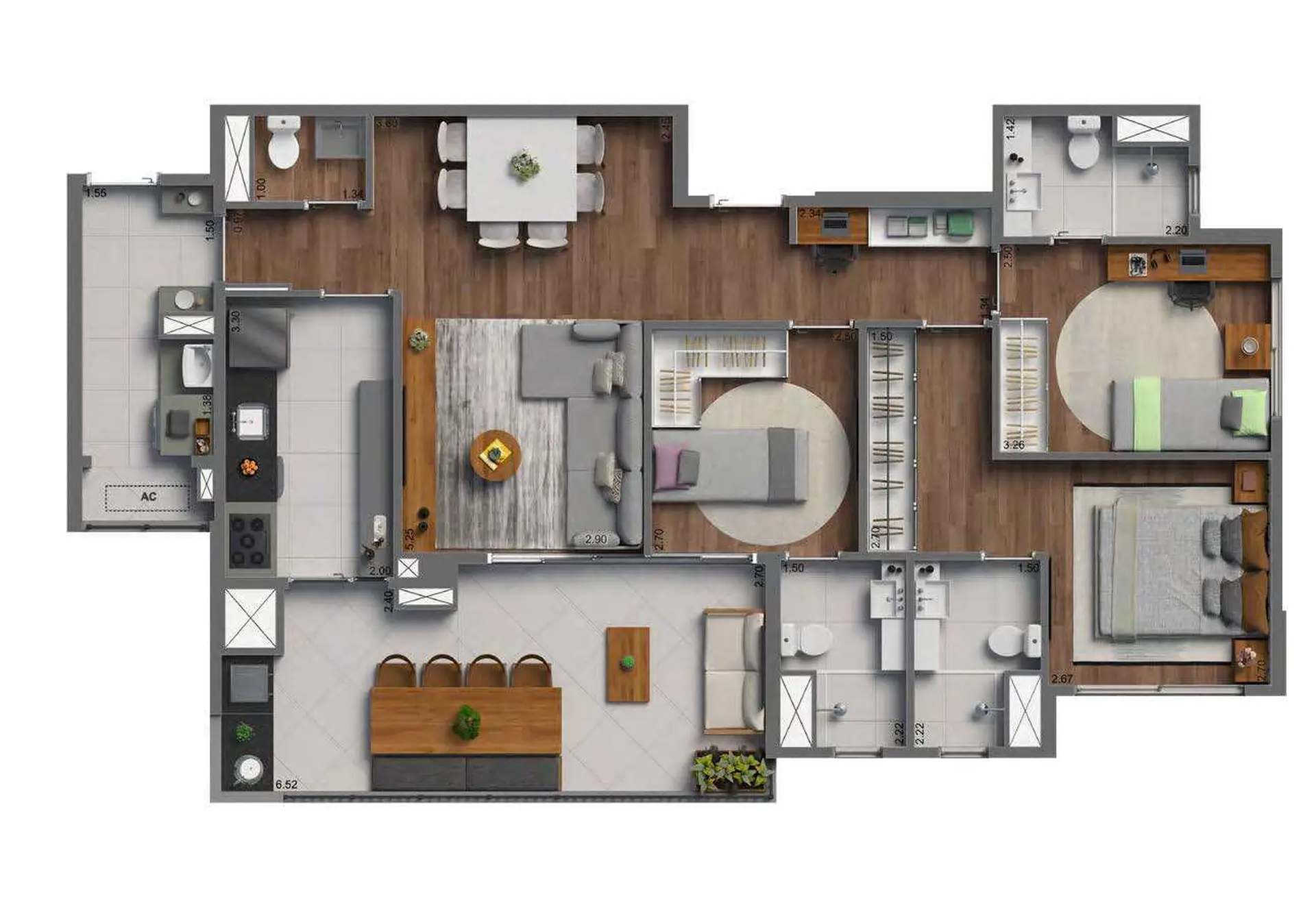 Planta 1 – Morumbi Home Resort