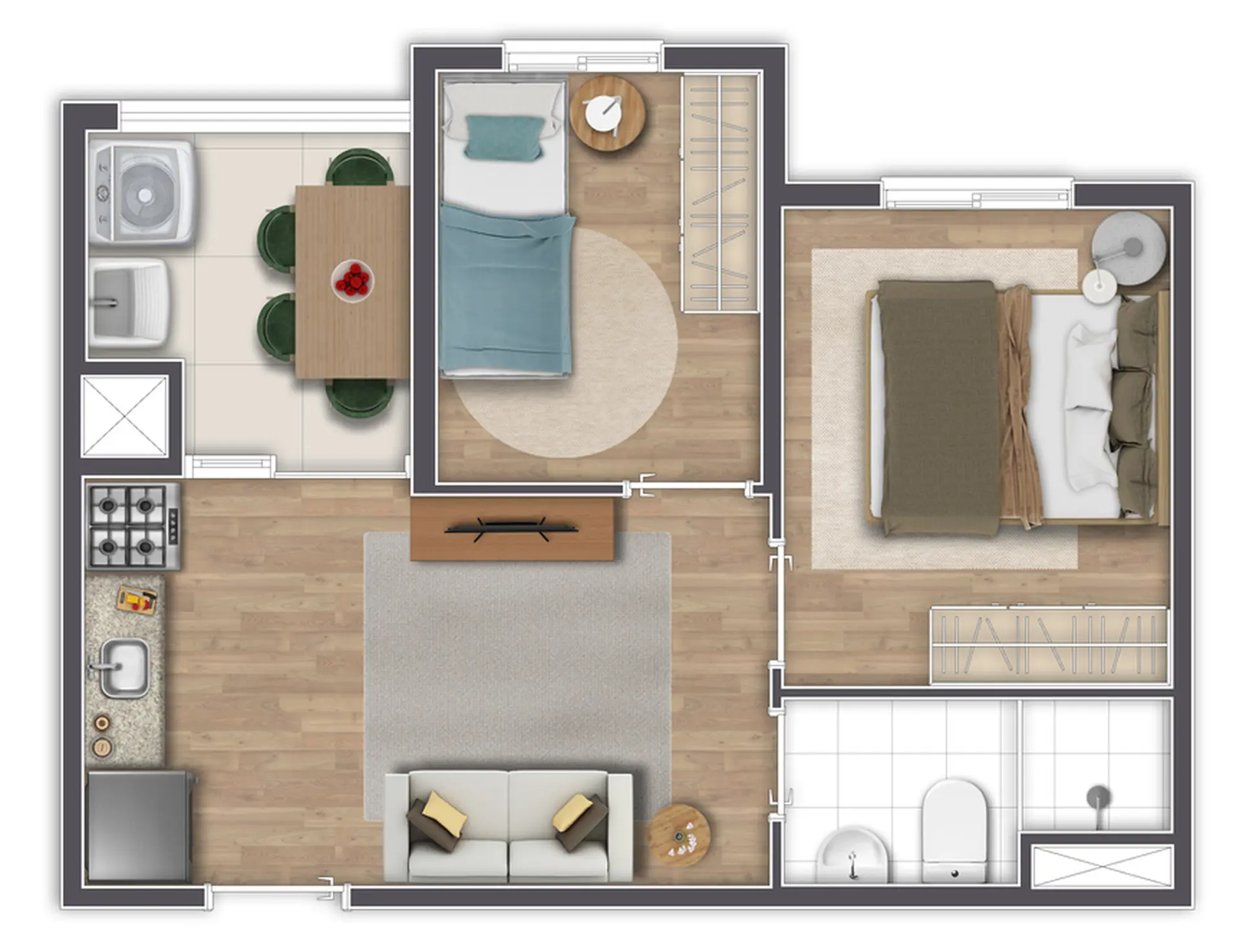 Planta 1 – Mundo Apto Mooca