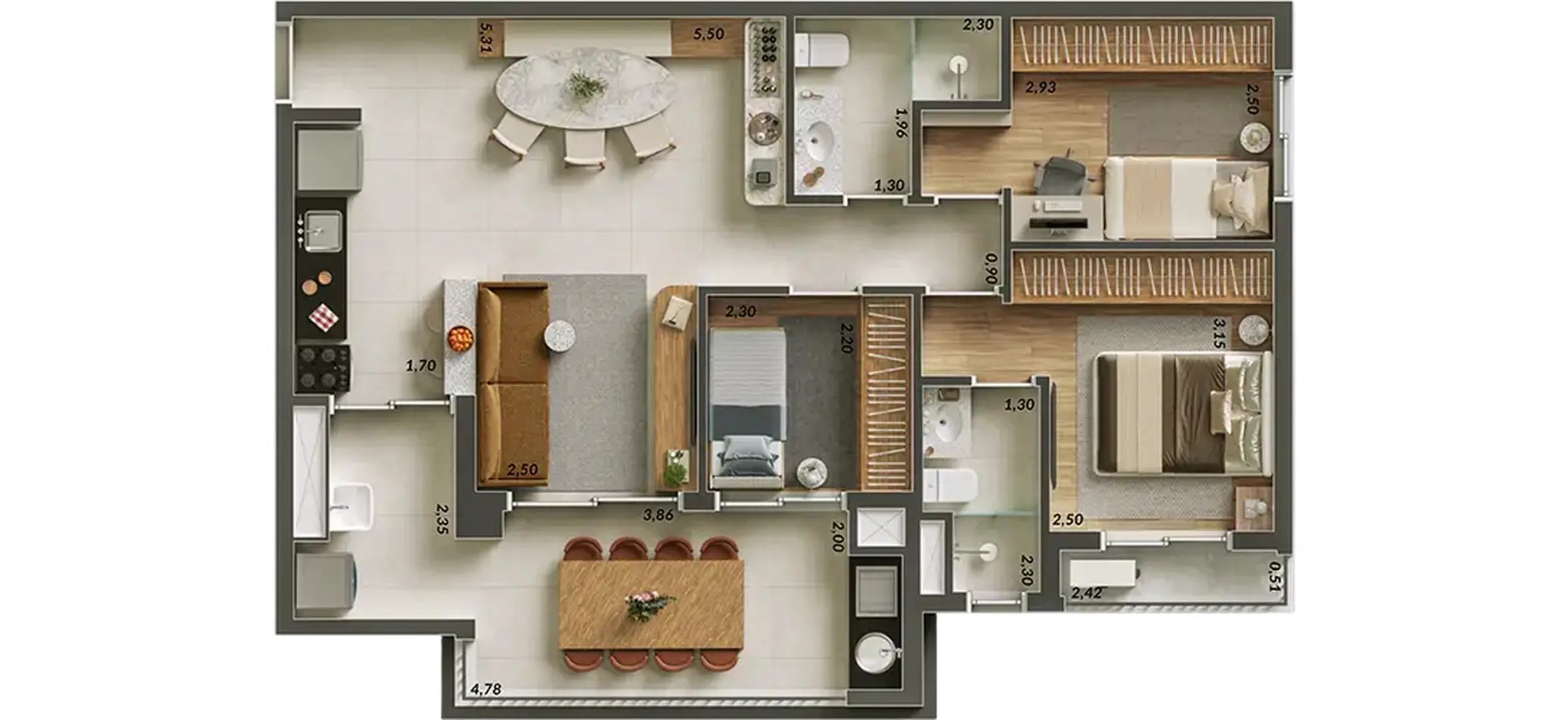 Planta 2 – Nova Villa Matilde
