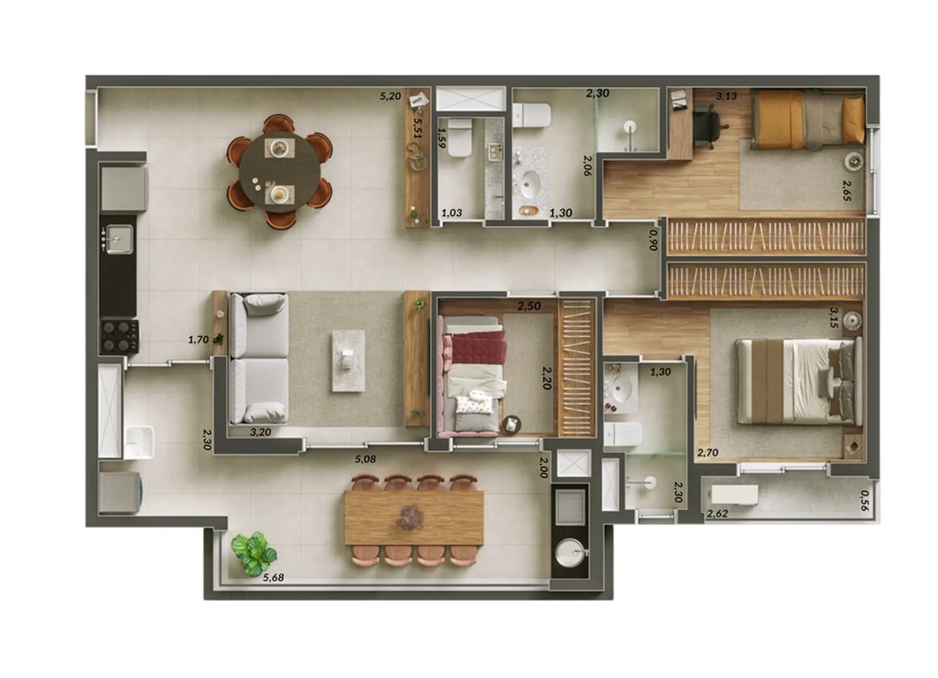 Planta 1 – Nova Villa Matilde