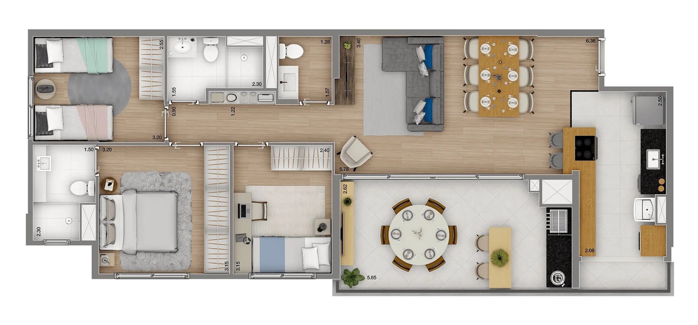 Planta 3 – Ohana Morumbi