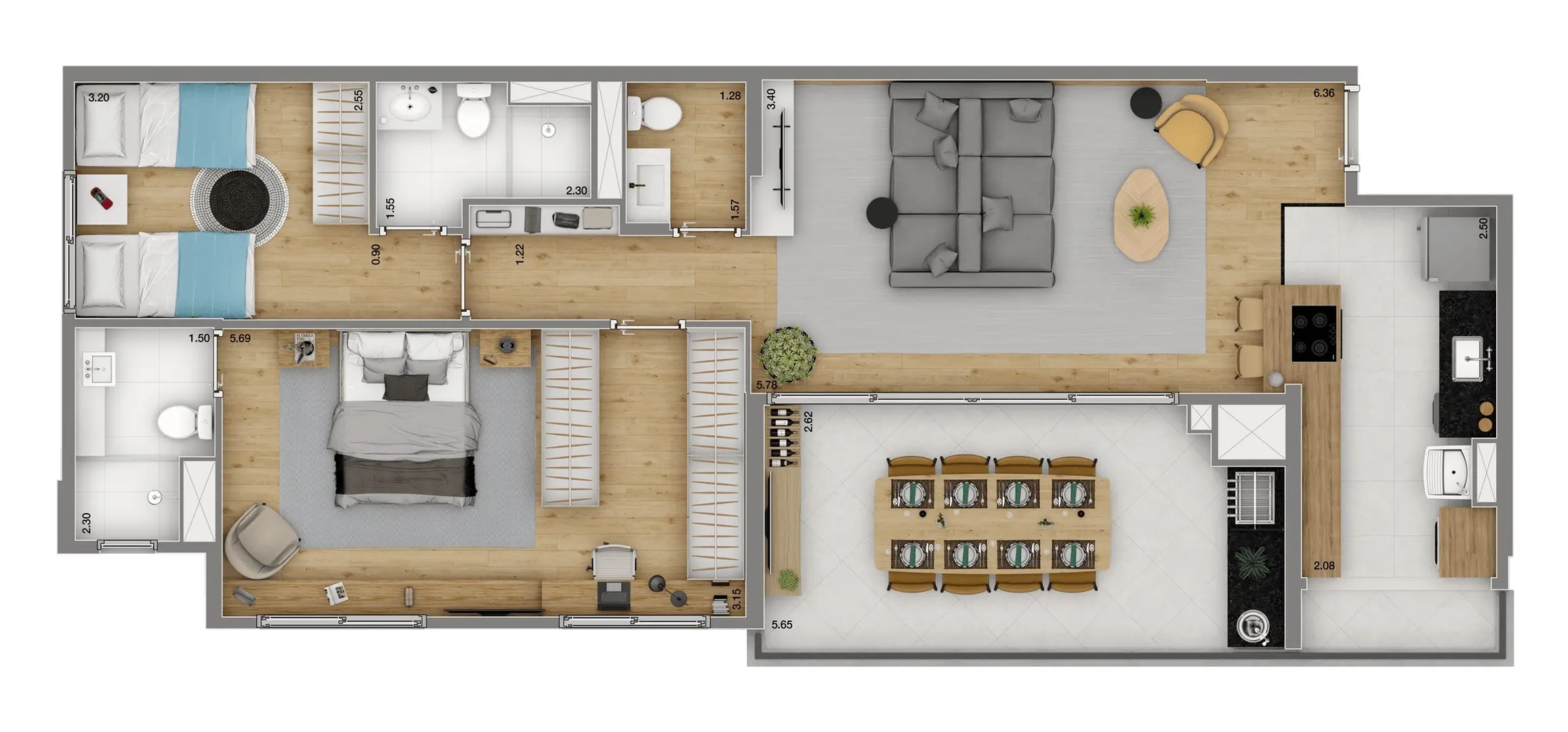 Planta 1 – Ohana Morumbi