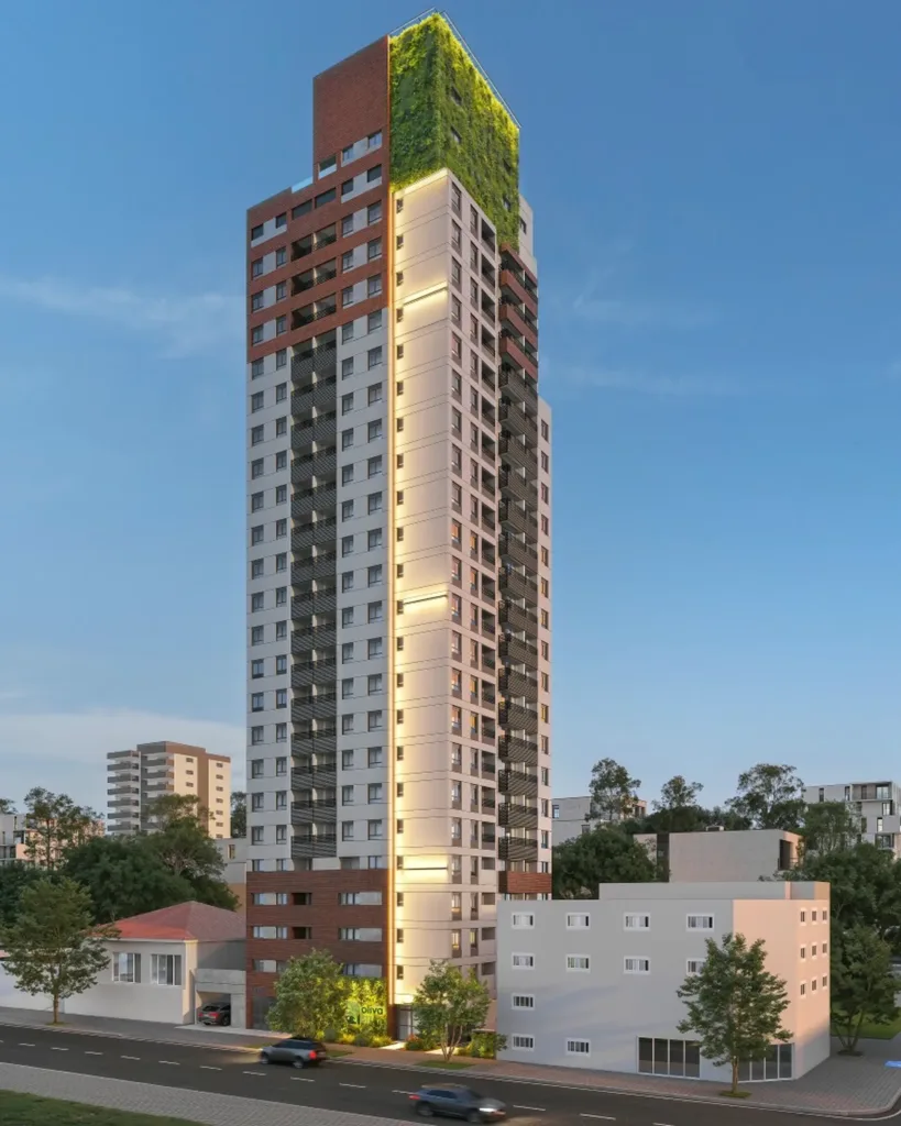 Fachada do empreendimento Oliva 317 – Residencial 