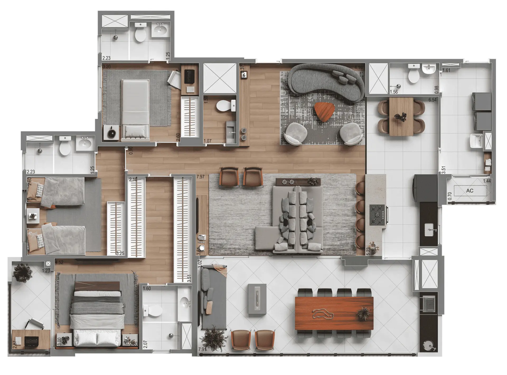 Planta 1 – Olivier Morumbi