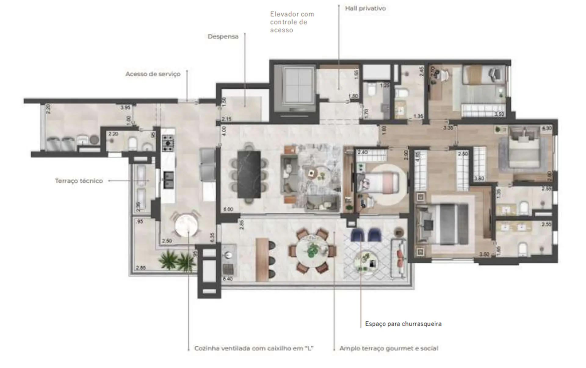 Planta 1 – Oscar Freire 1560