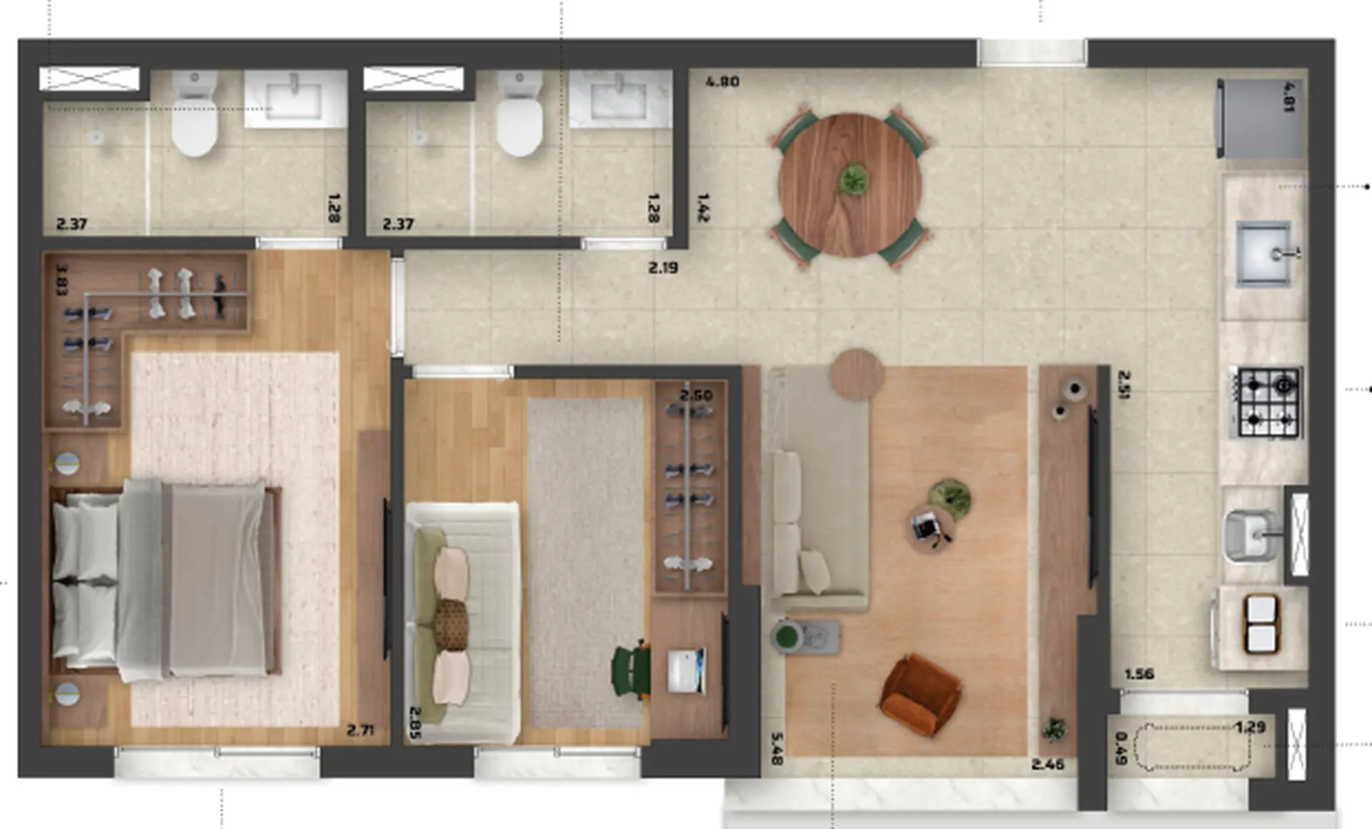 Planta 3 – Pleno Vila Mariana