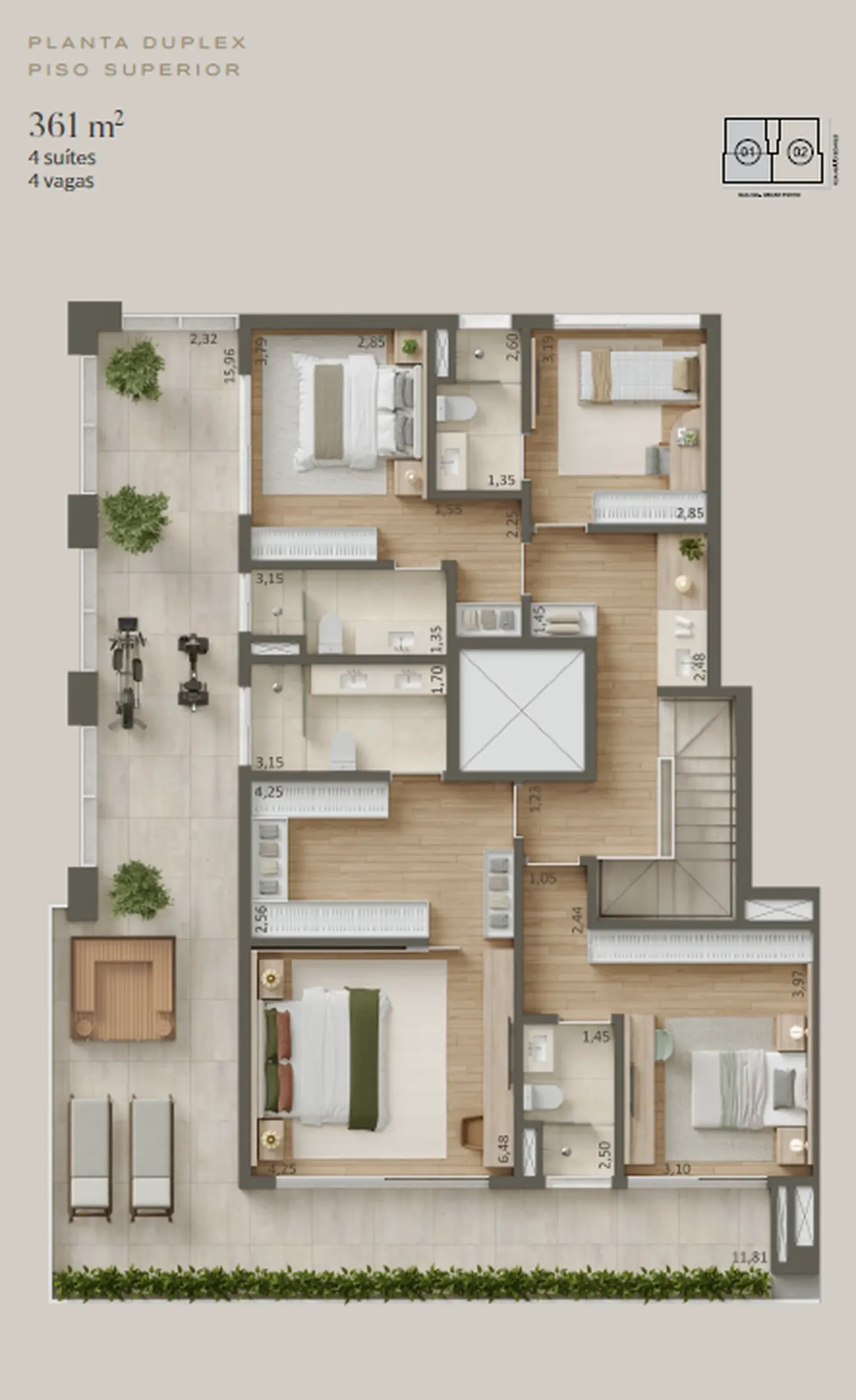 Planta 2 – Porto Paraíso