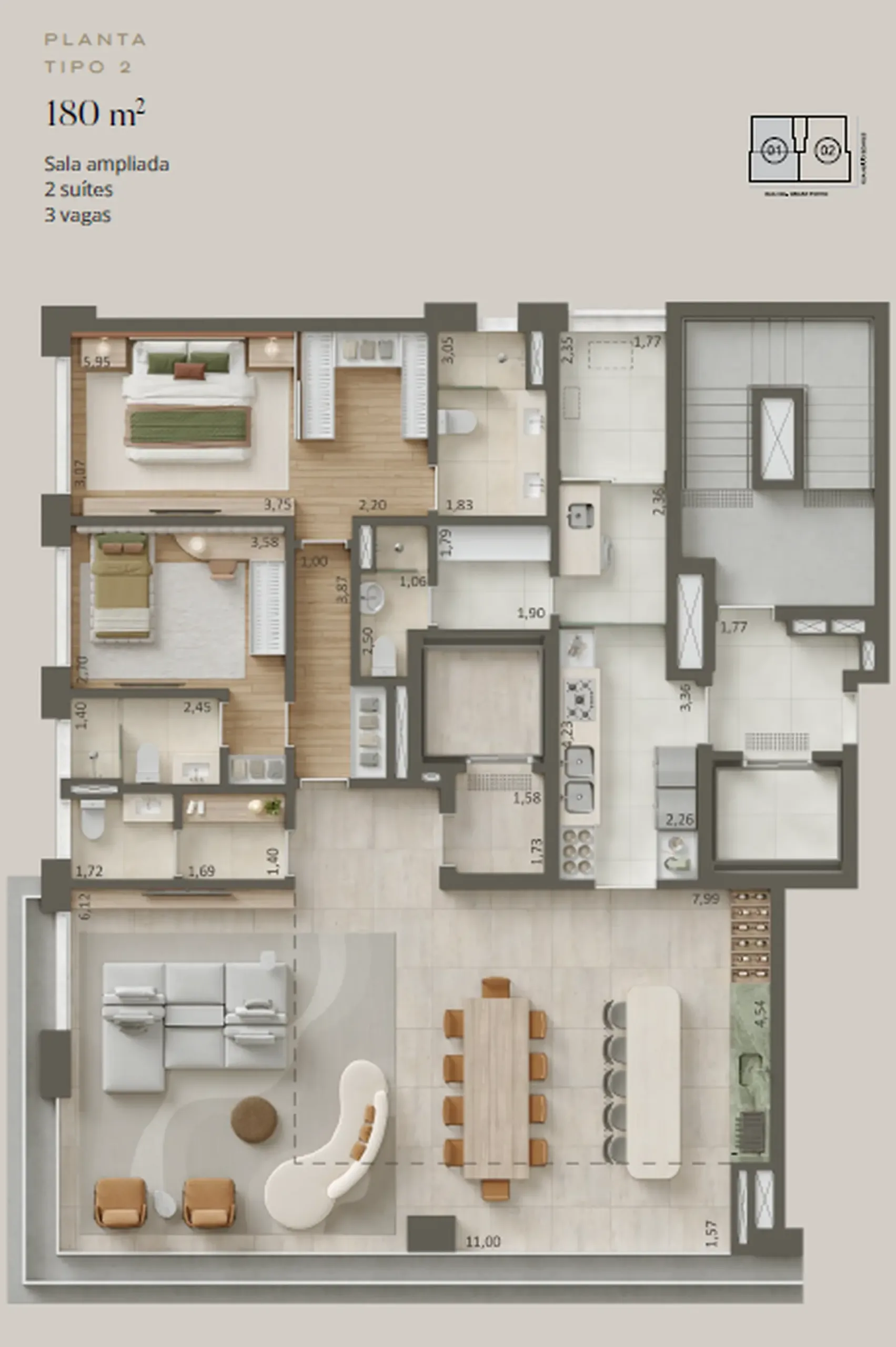Planta 4 – Porto Paraíso