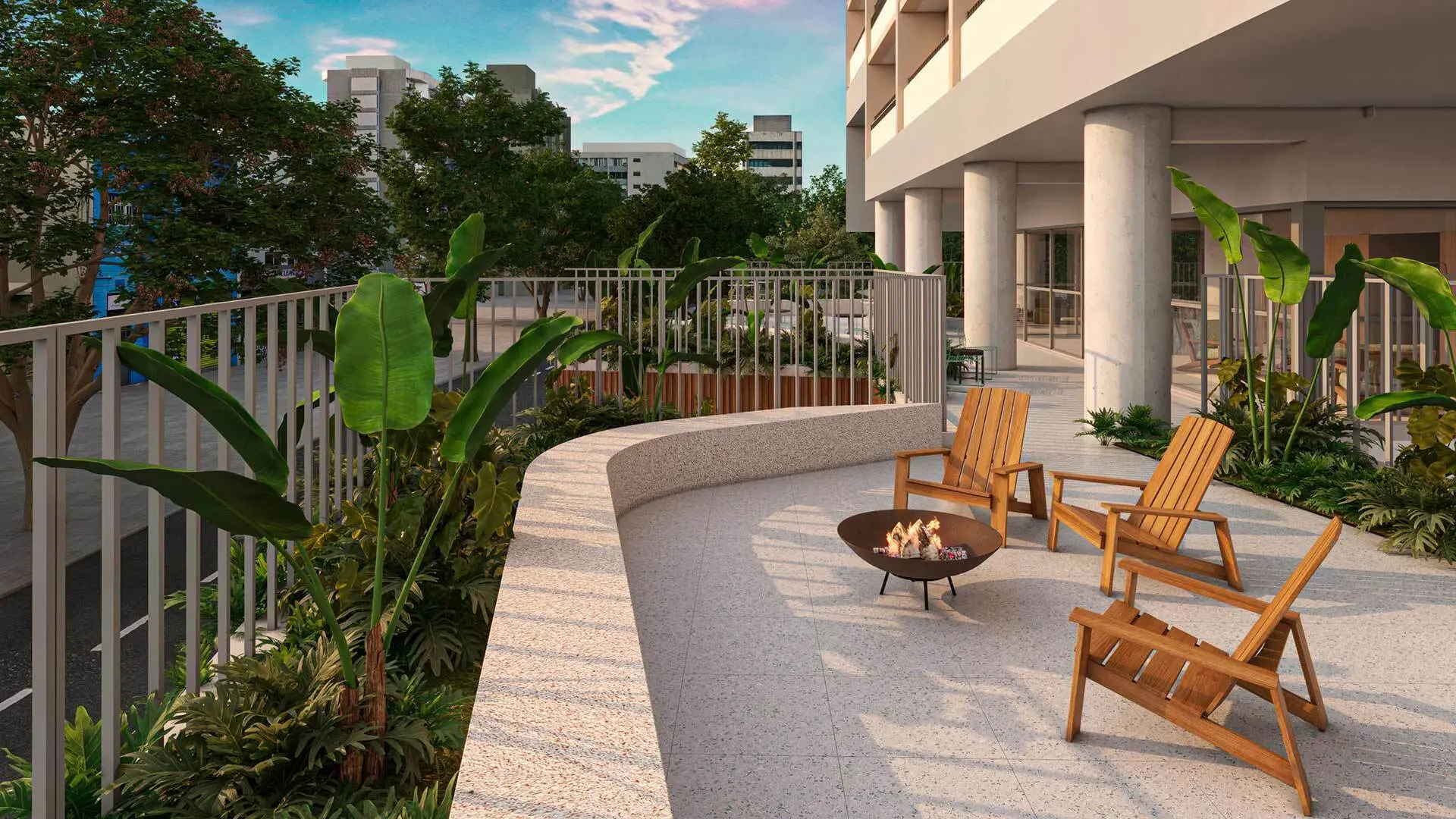 Praça Higienópolis Tiê — área de lazer 7