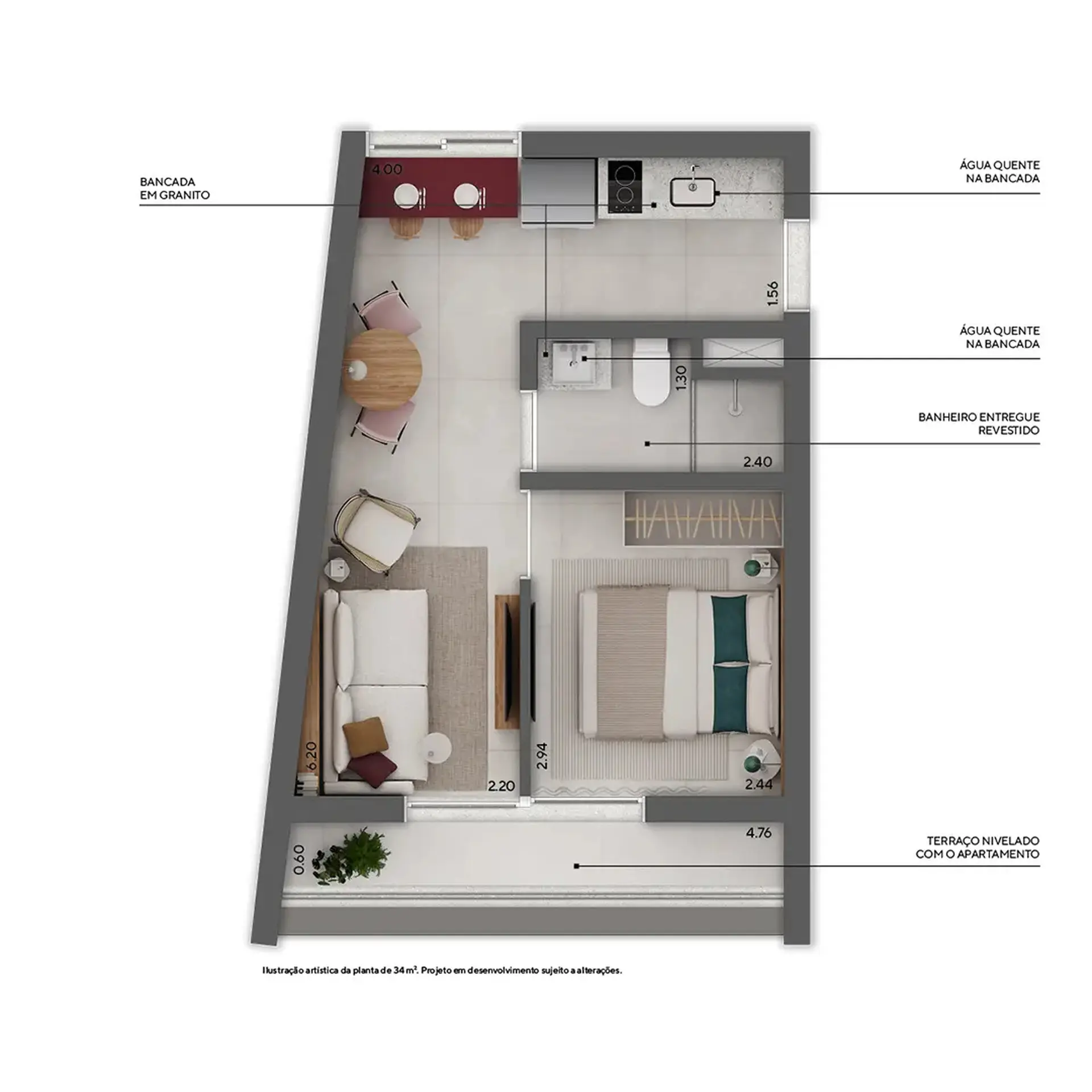 Planta 2 – Praça Higienópolis Tiê