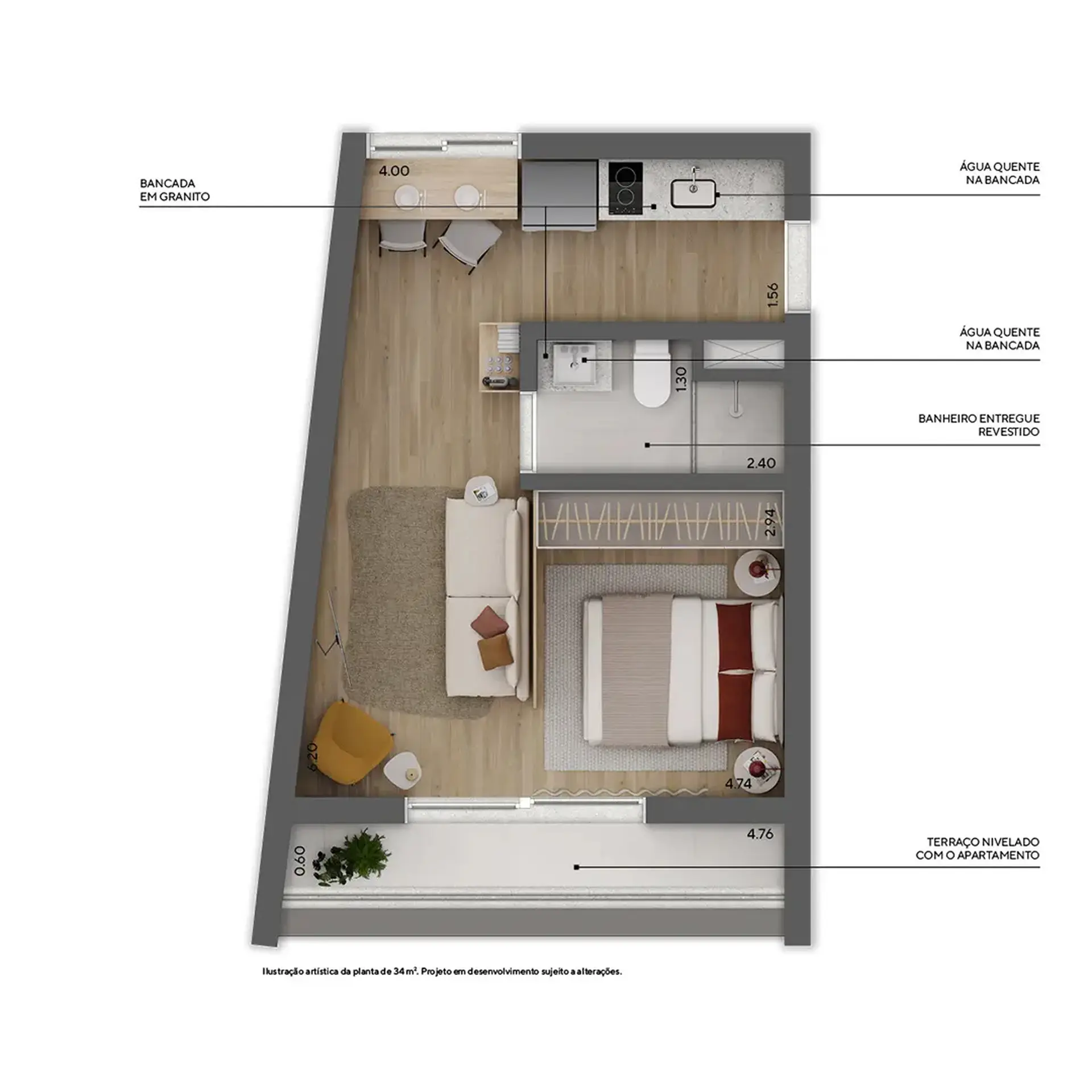 Planta 3 – Praça Higienópolis Tiê