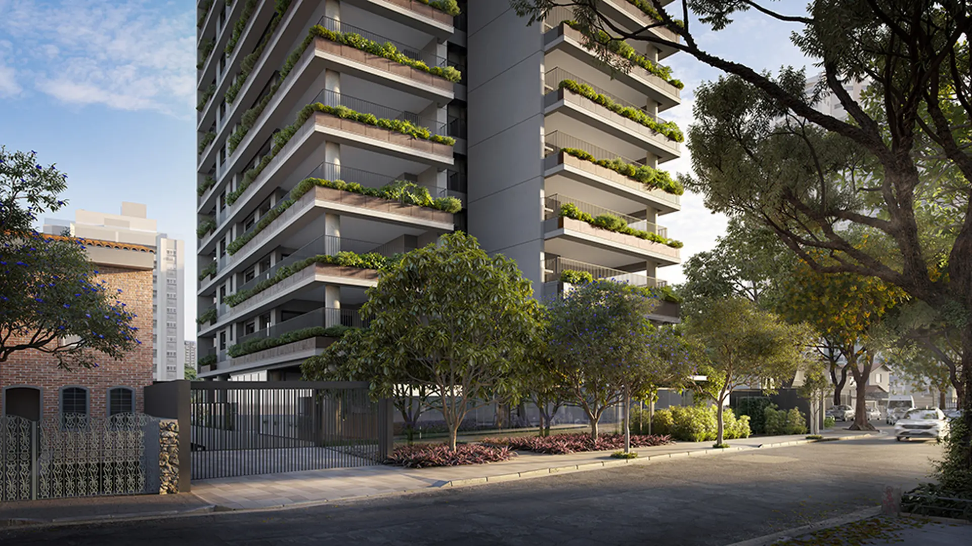 Fachada Praça Mário Fontana – Mooca