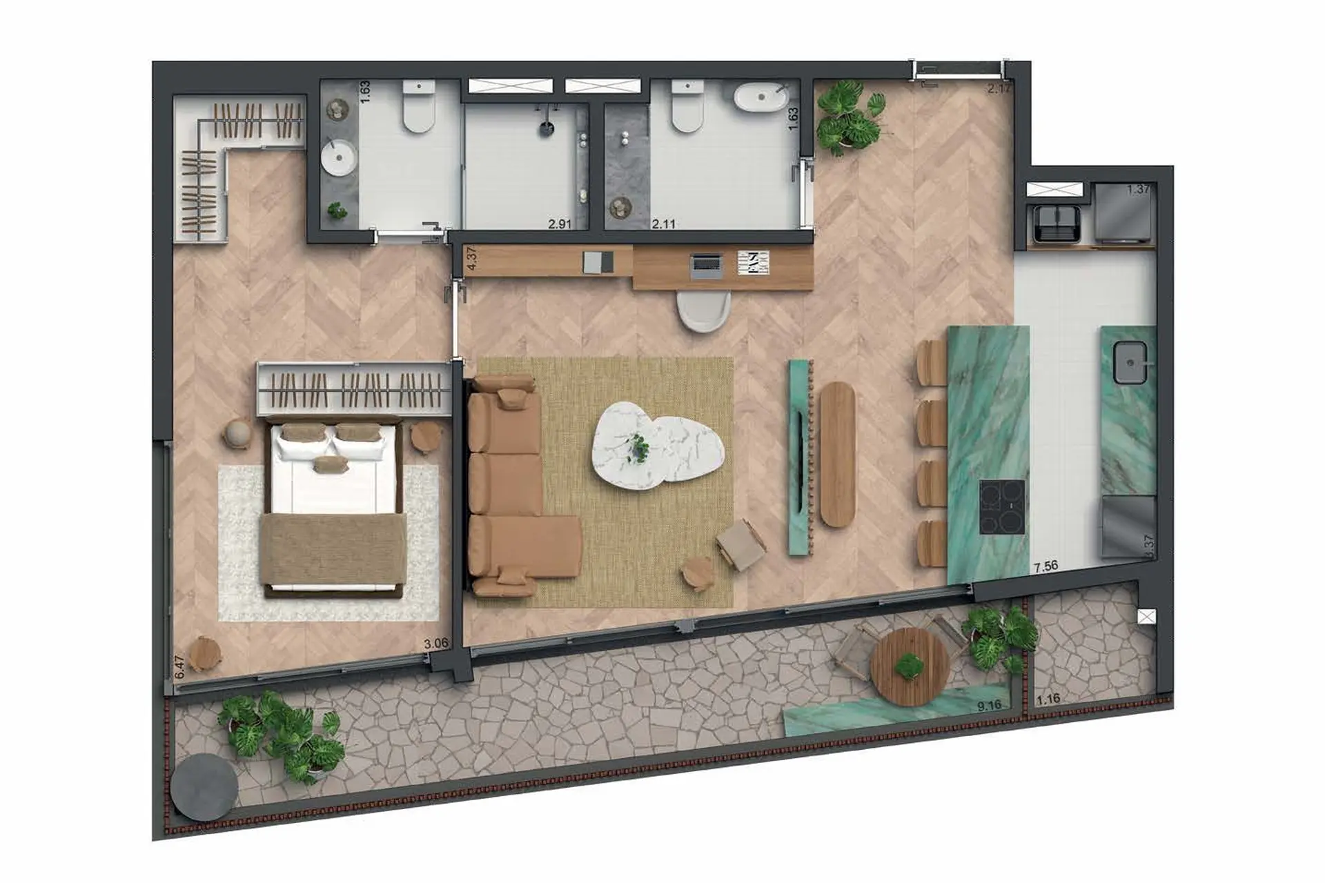 Planta 3 – Prado Paulista