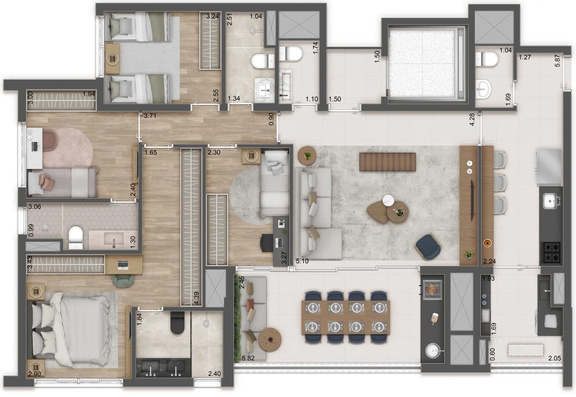 Planta 2 – Raízes Premium Mooca