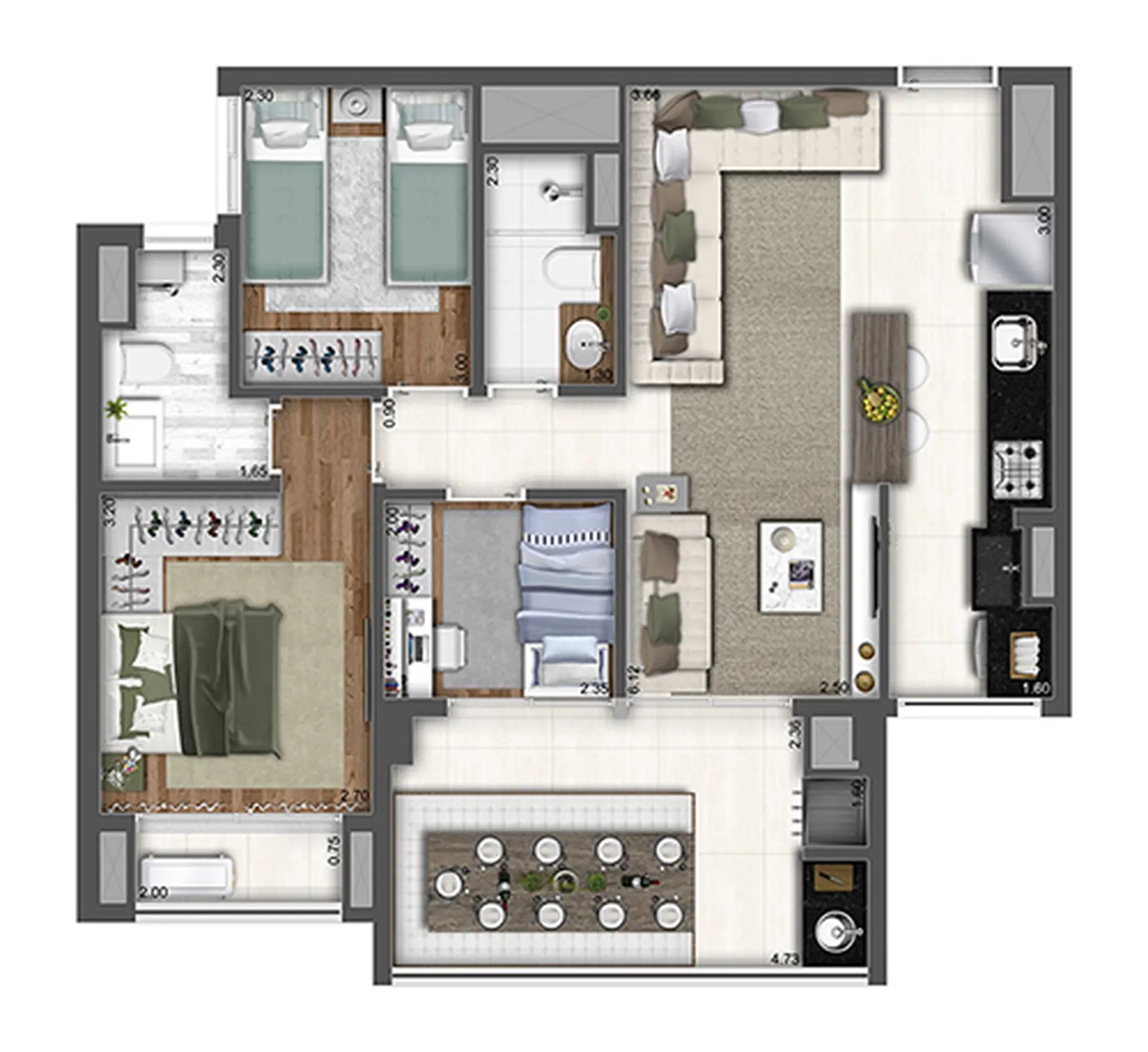 Planta 2 – Raízes Vila Prudente