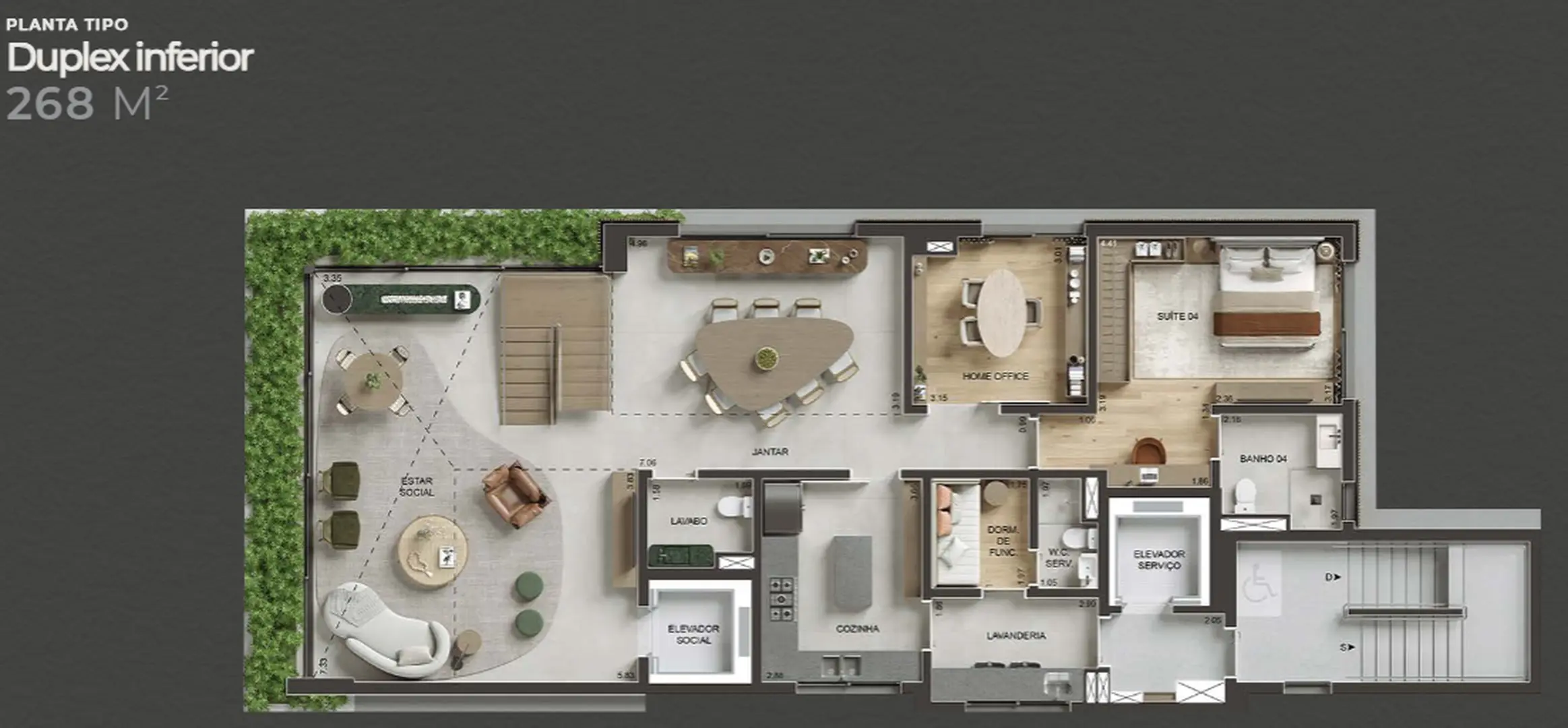 Planta 2 – Reserva Jardins
