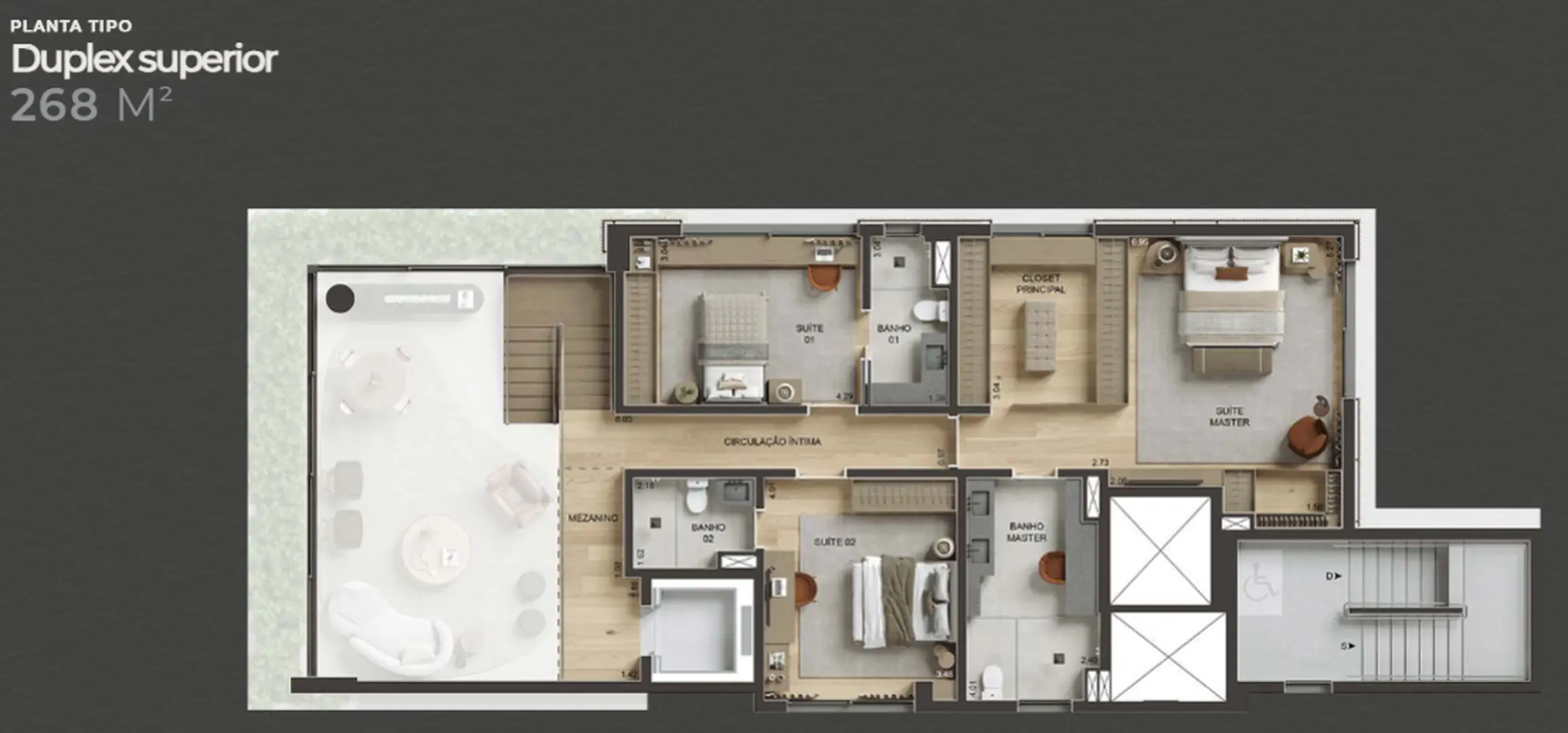 Planta 3 – Reserva Jardins