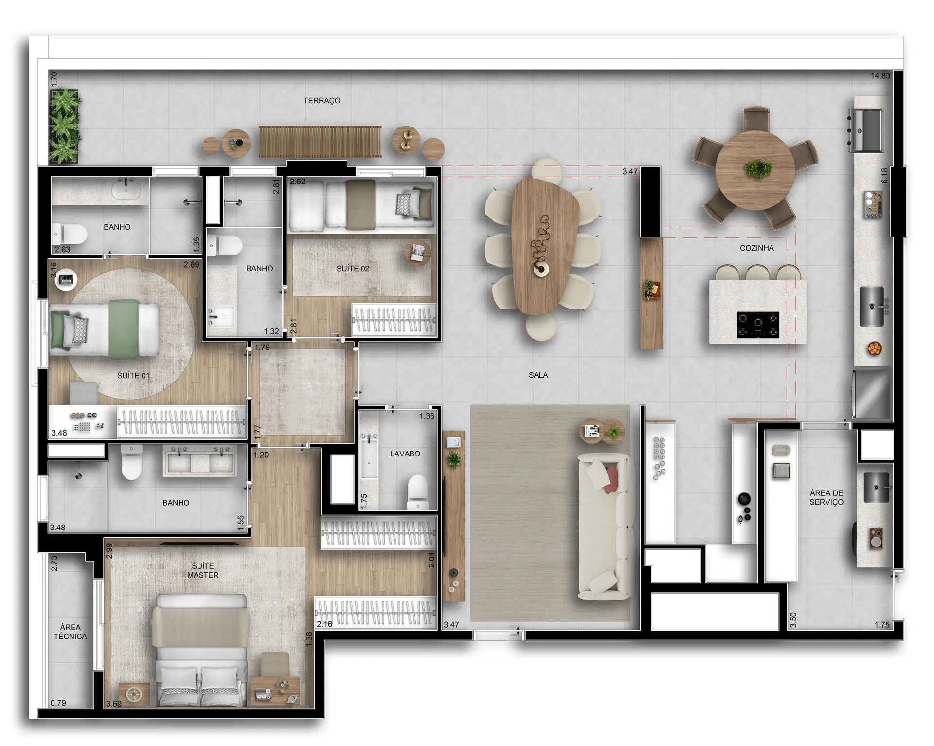 Planta 2 – Riserva Bosque