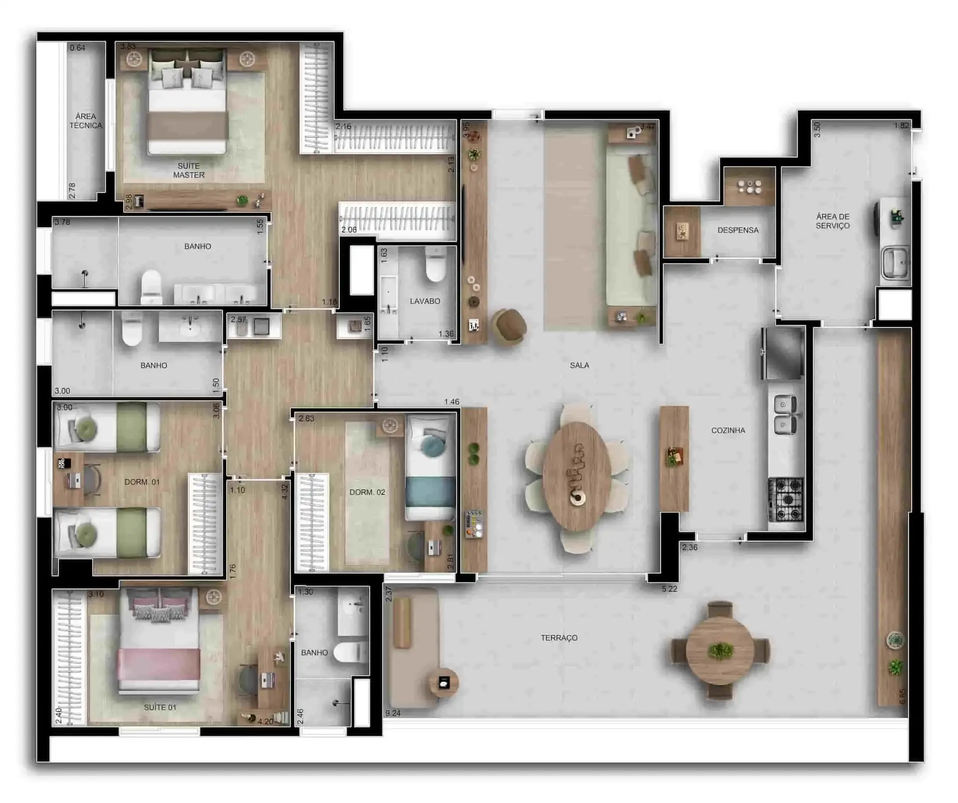 Planta 1 – Riserva Bosque