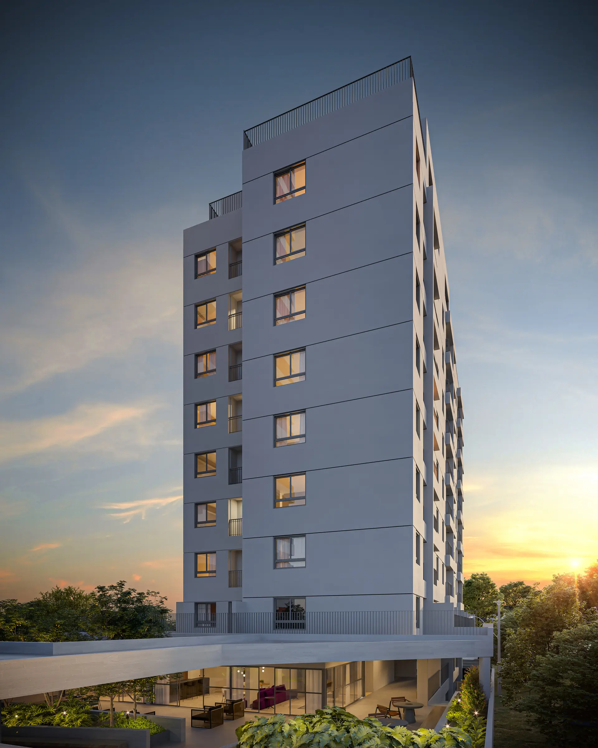 Fachada Riserva Horizonte – Vila Clementino