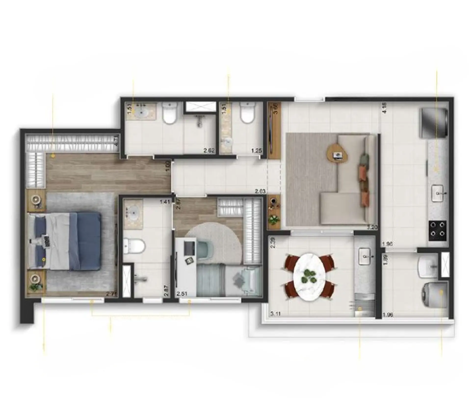 Planta 1 – Sereno
