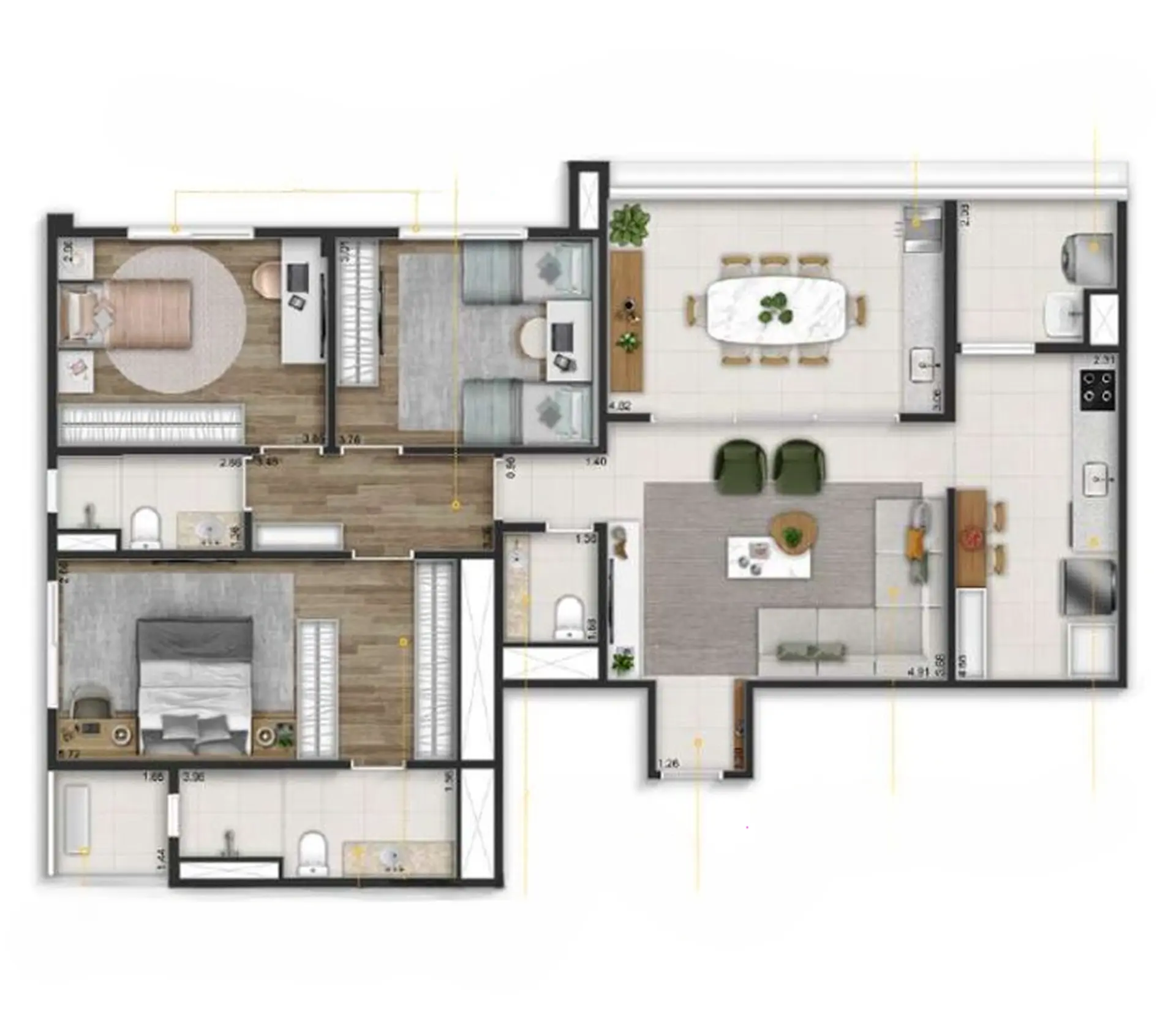 Planta 3 – Sereno