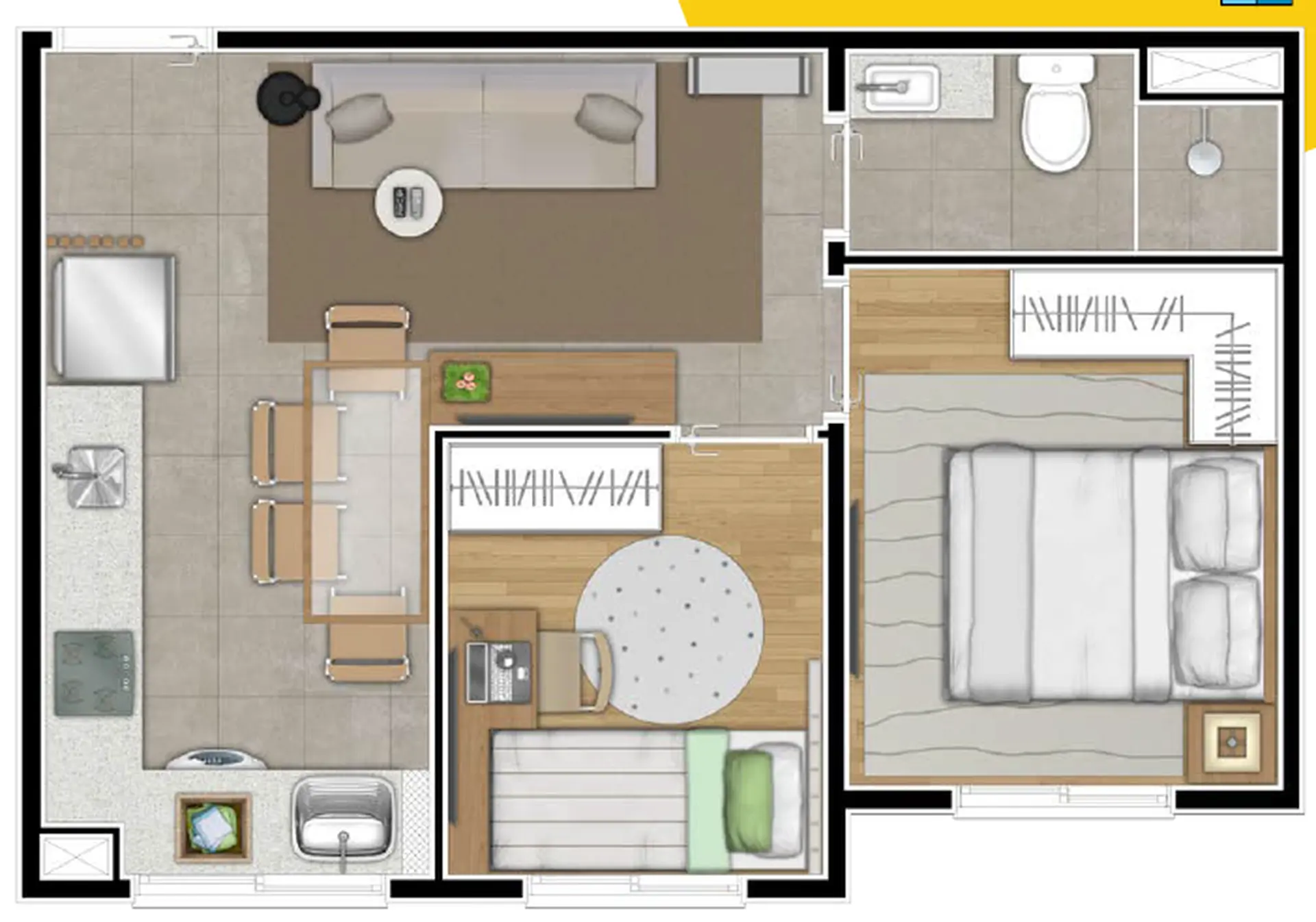 Planta 2 – Smart Home Cambuci