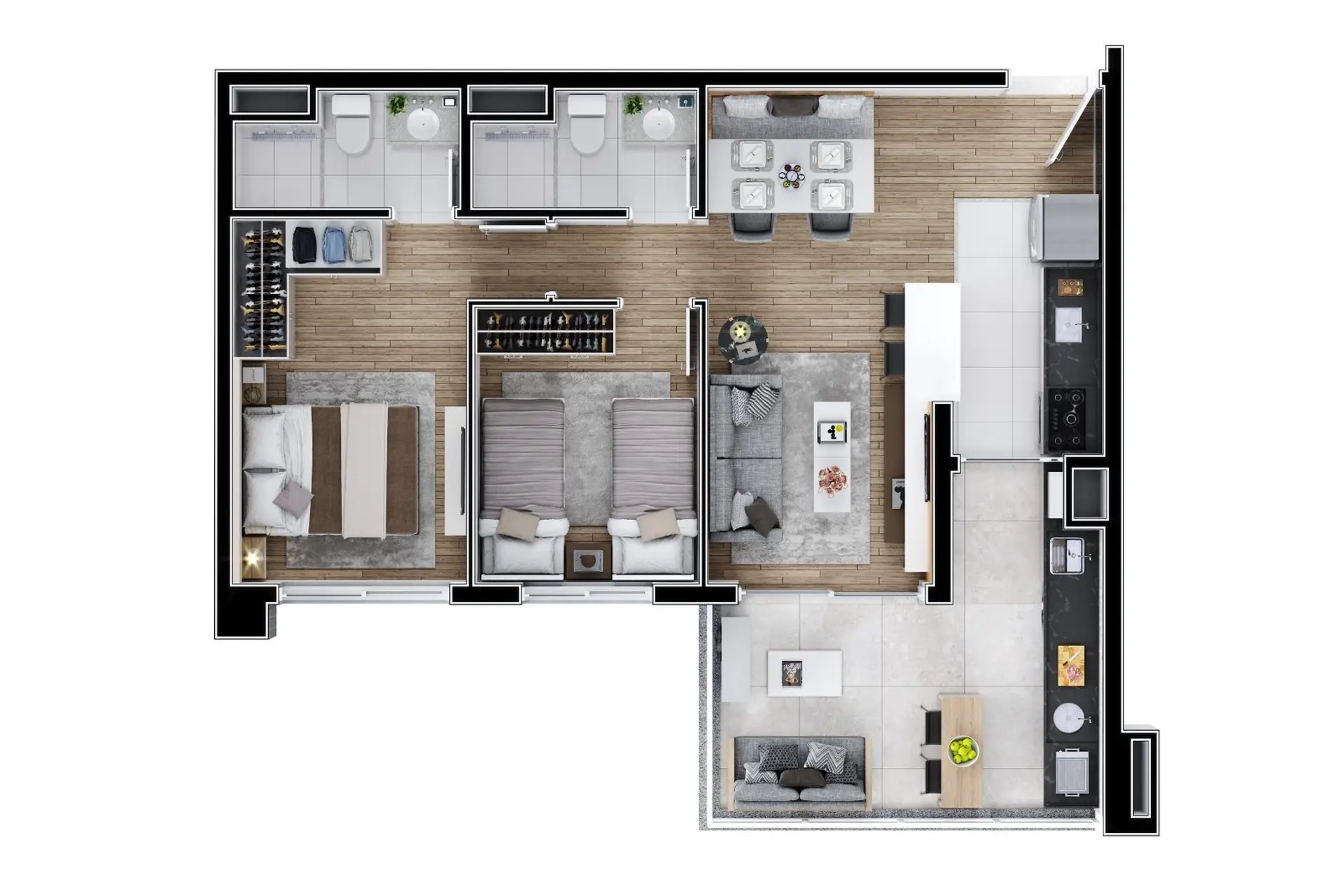 Planta 1 – Soho Paraíso