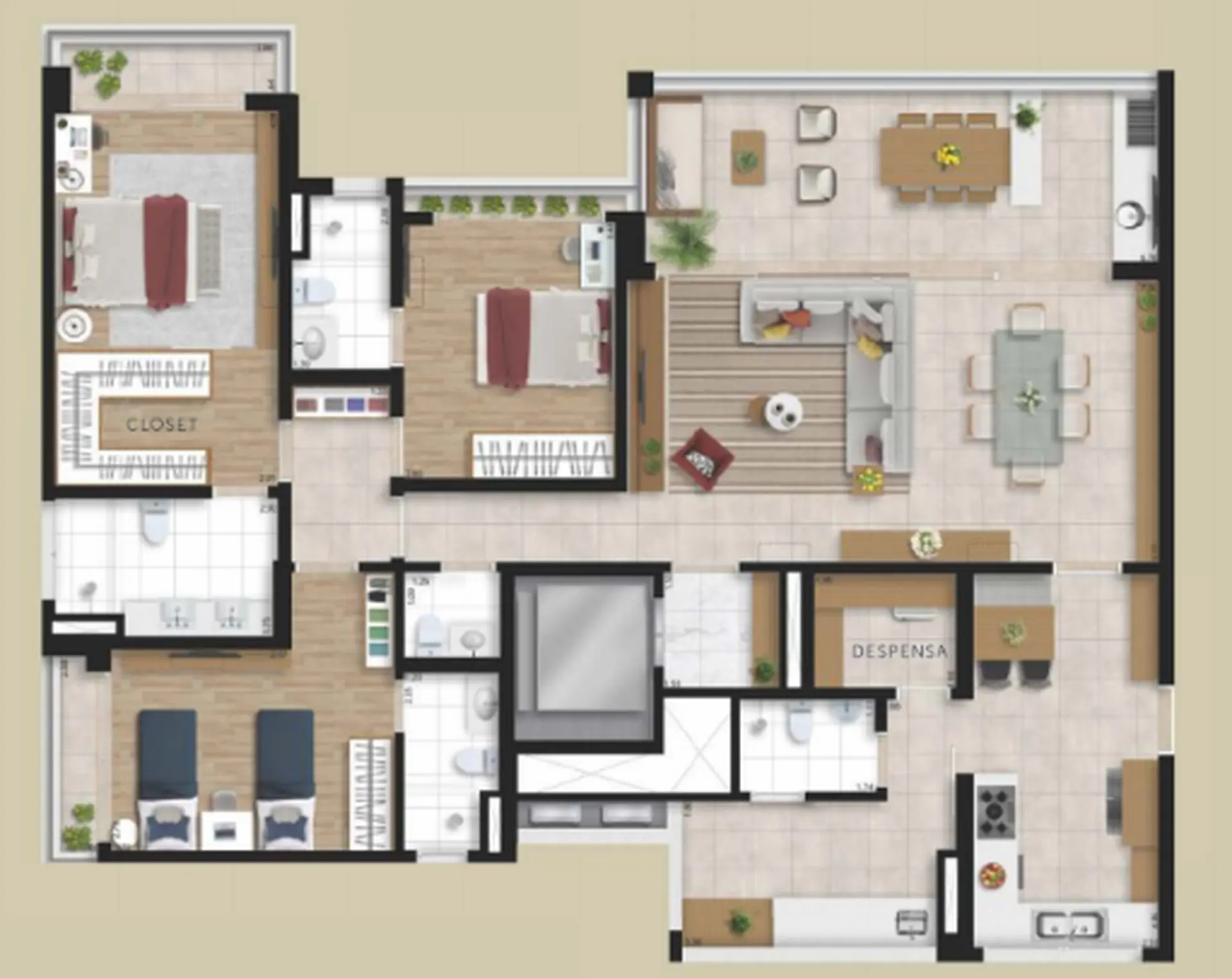 Planta 1 – The Garden
