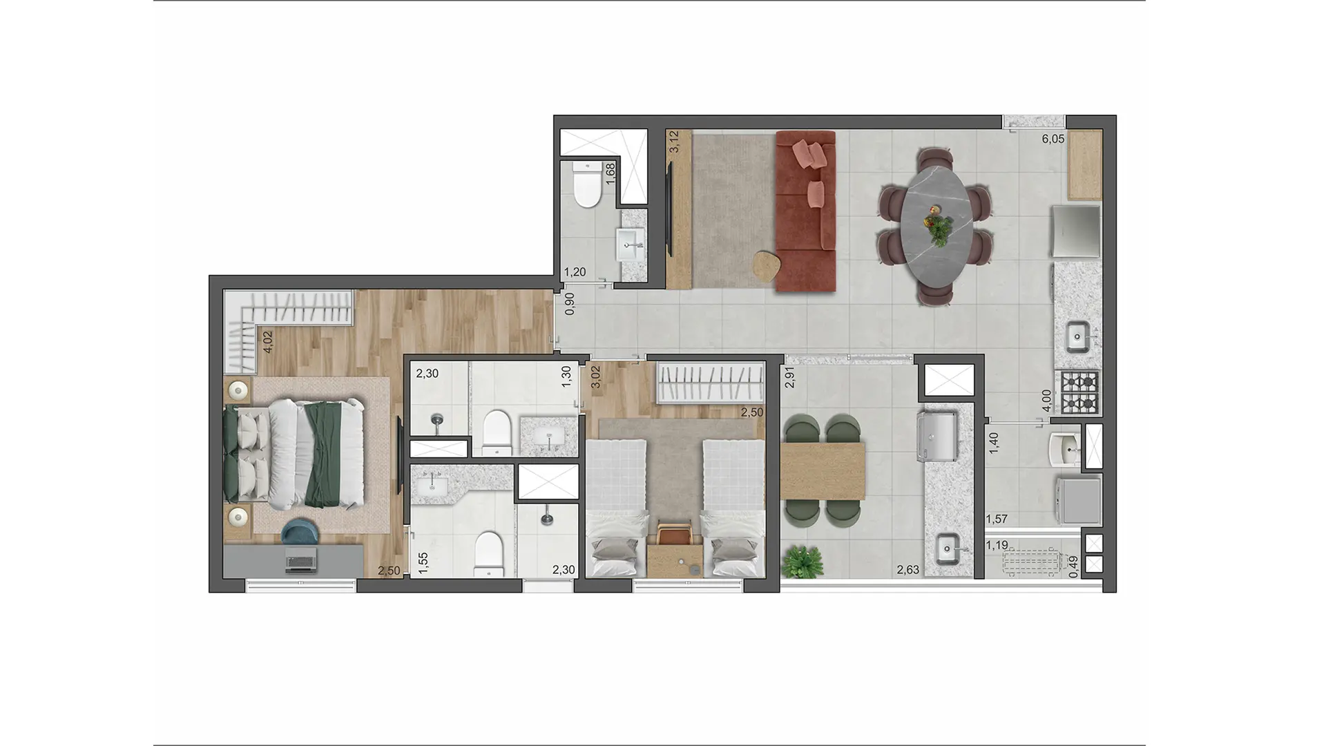 Planta 1 – The Gardens Eleya