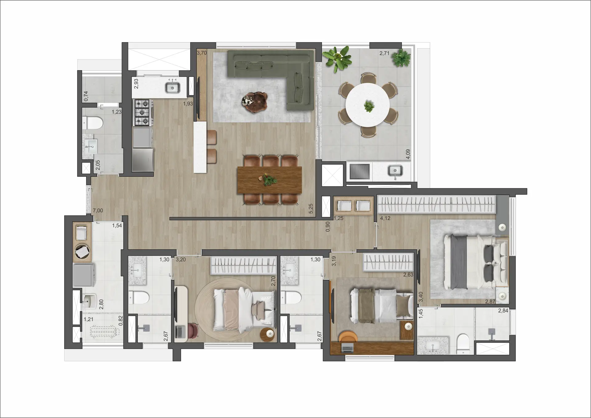 Planta 3 – The Gardens Eleya