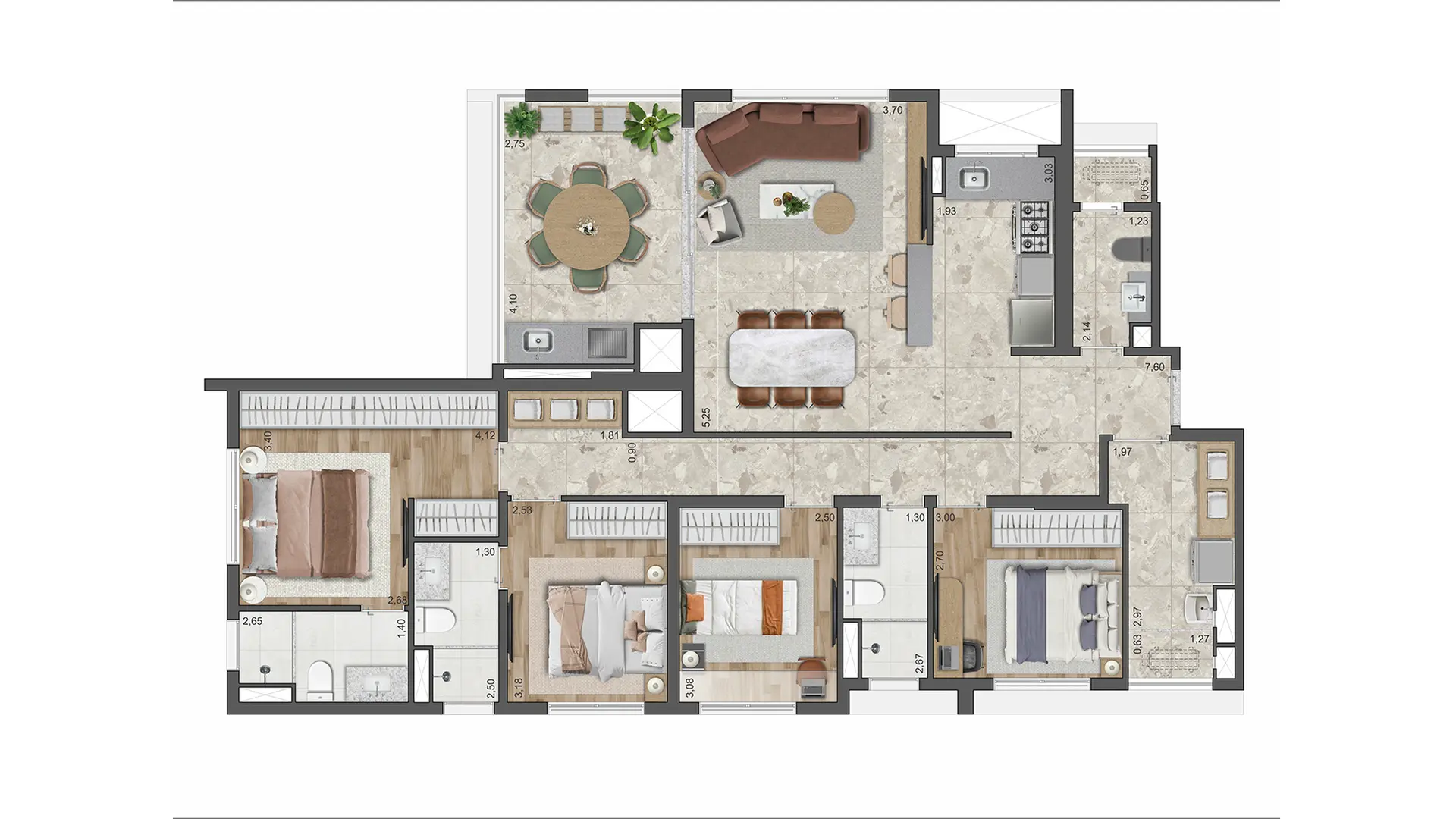 Planta 4 – The Gardens Eleya
