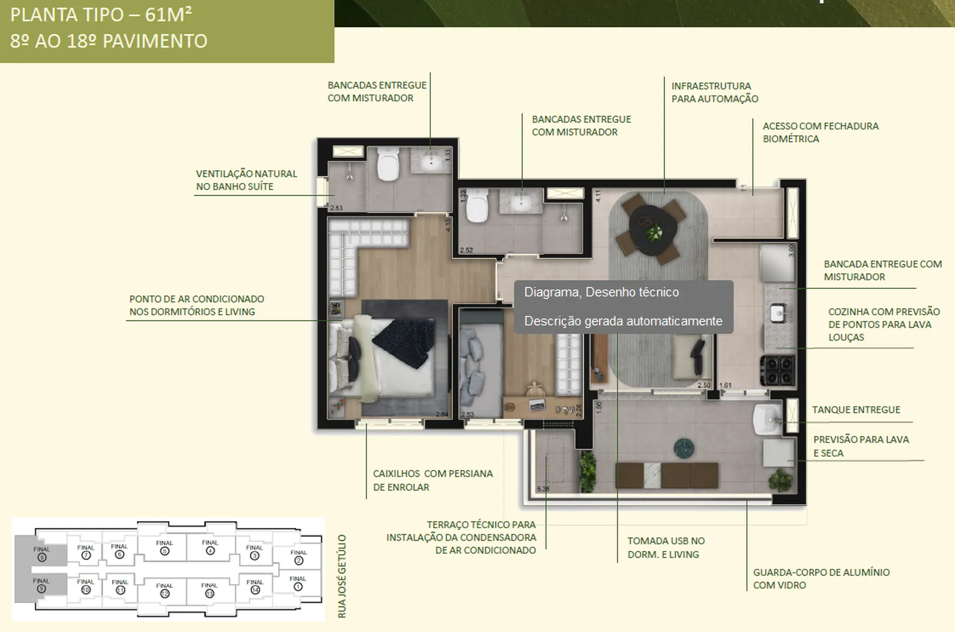 Planta 1 – Tiê Aclimação