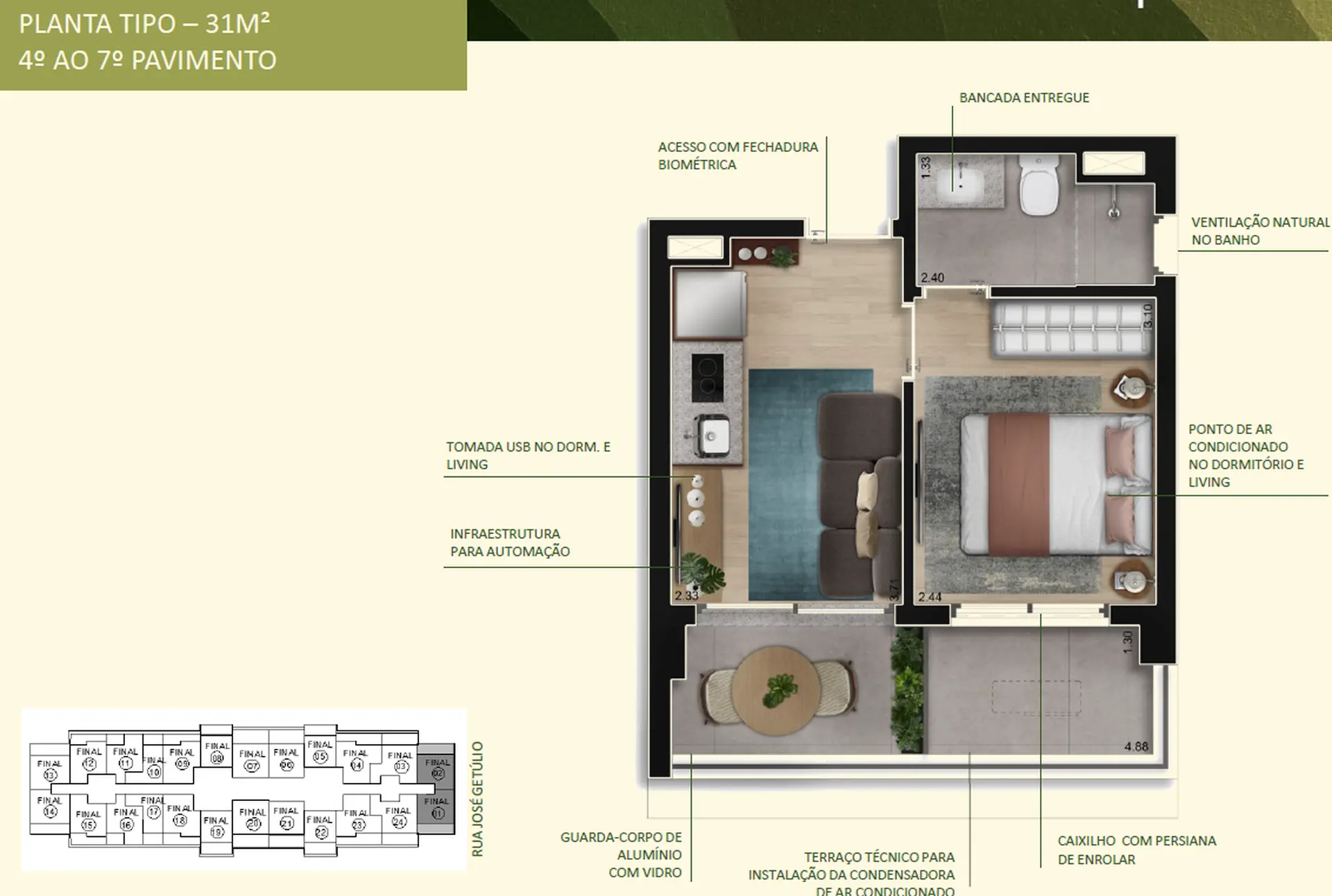 Planta 4 – Tiê Aclimação