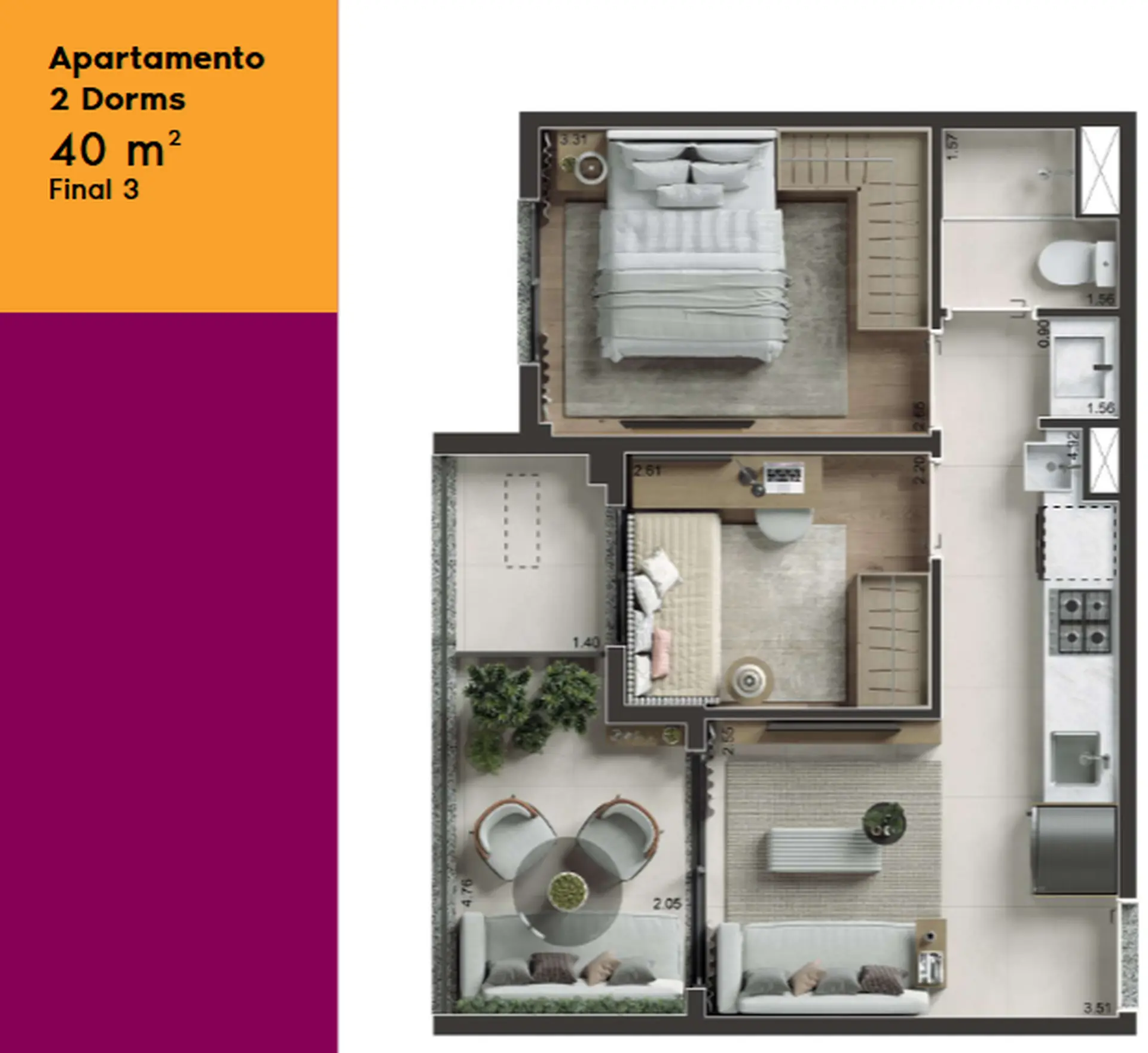 Planta 3 – Today Tatuapé