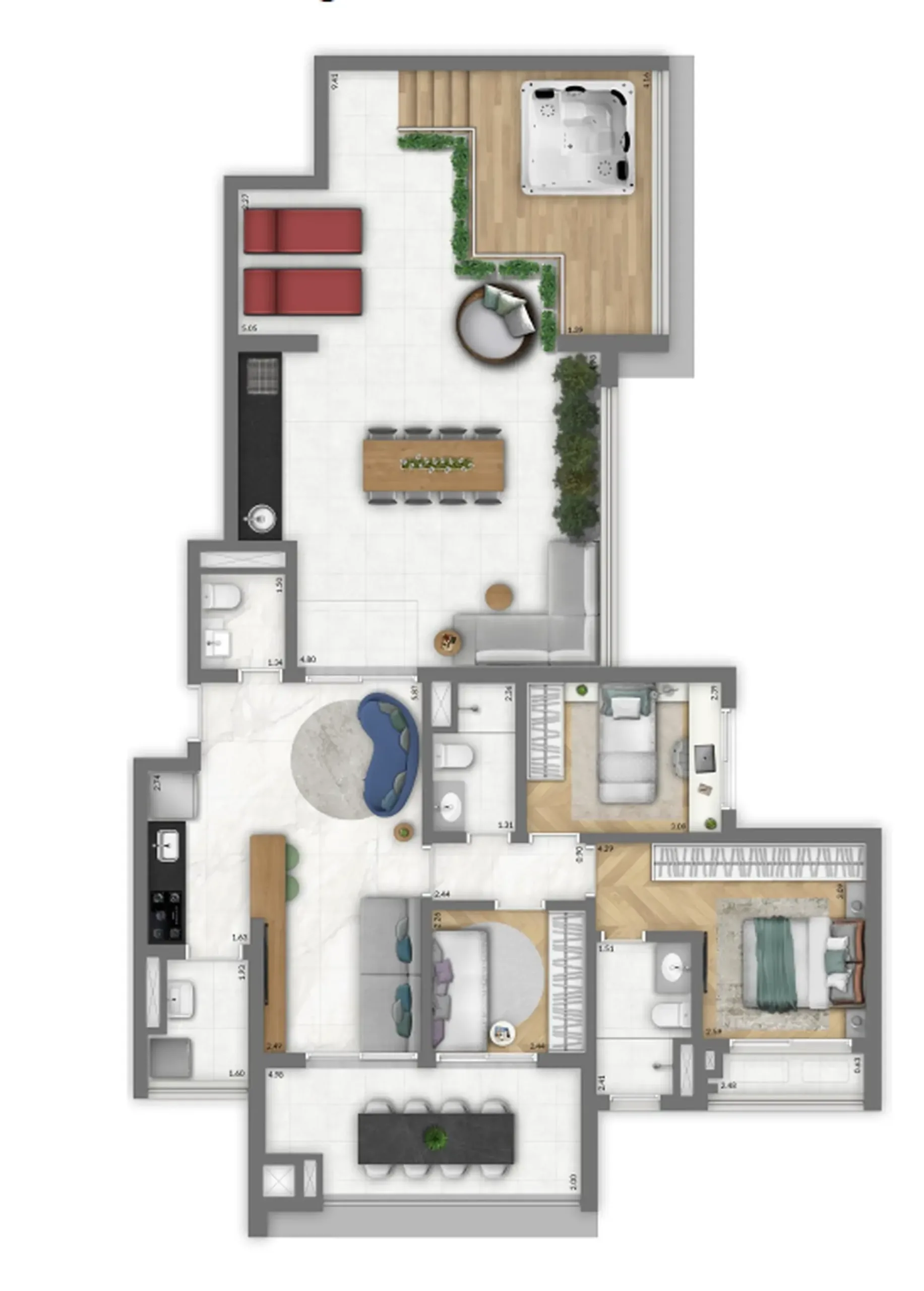 Planta 1 – Trinity Vila Clementino