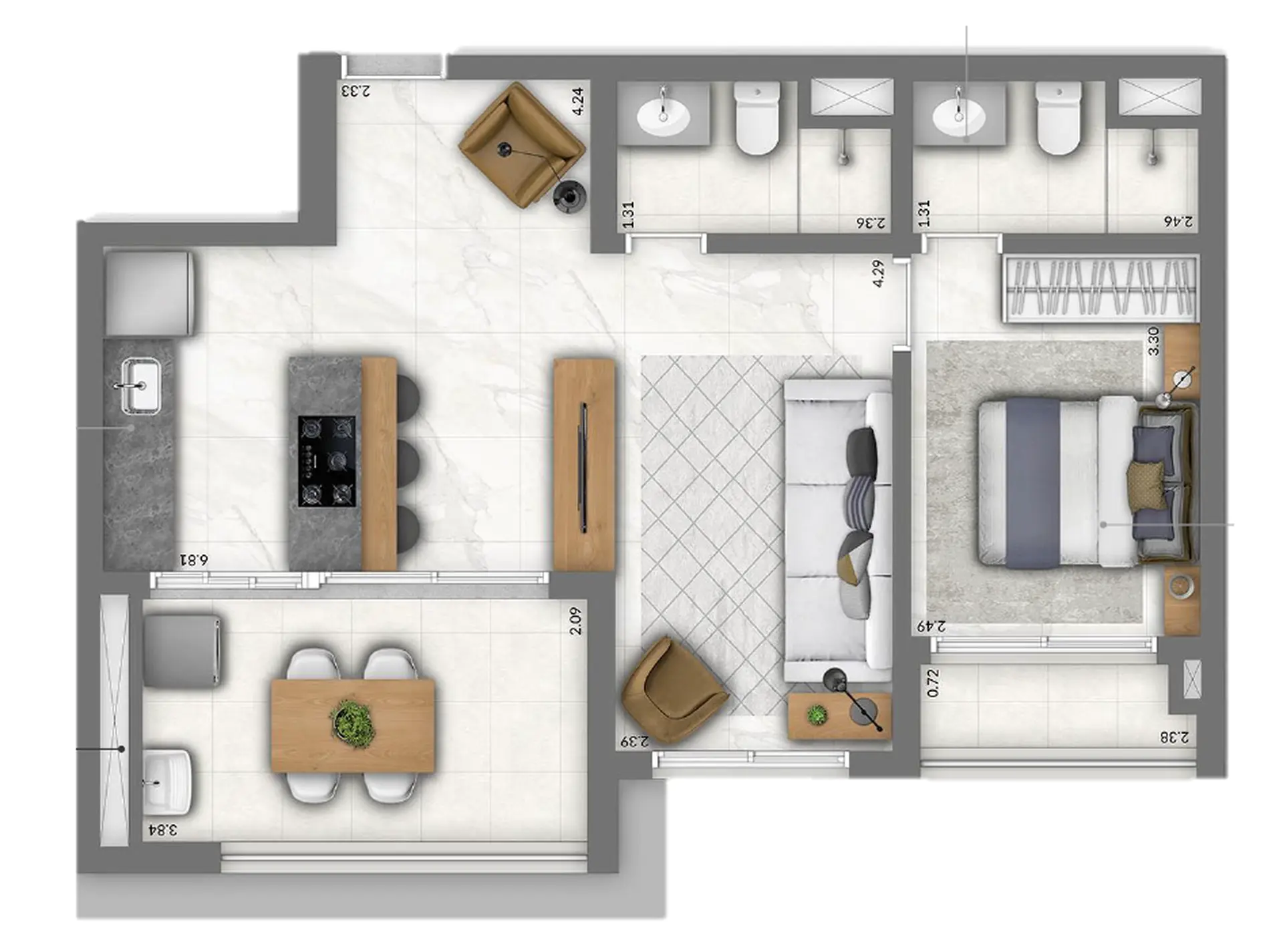 Planta 4 – Trinity Vila Clementino