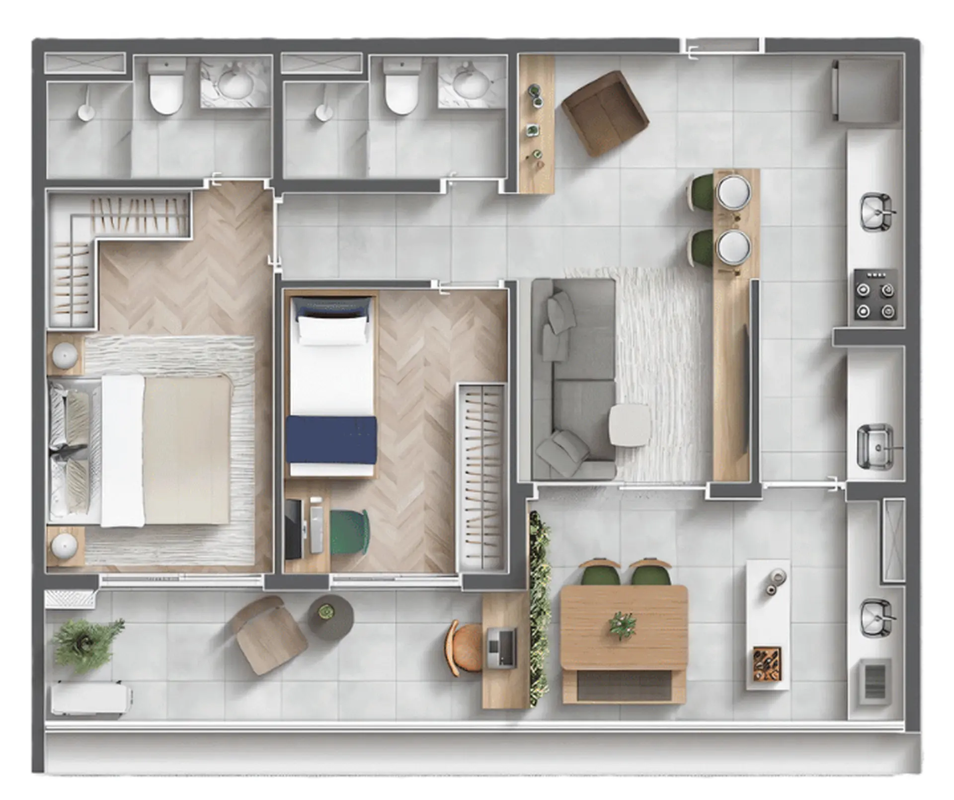 Planta 3 – Urbanpark Aclimação
