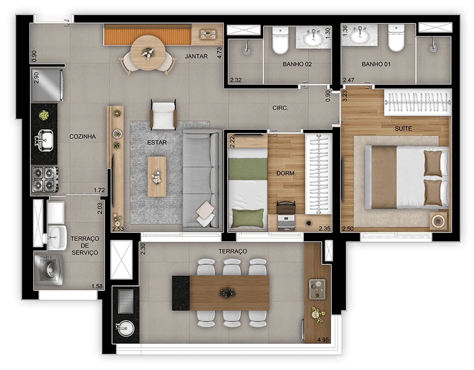 Planta 2 – Varanda Vila Ema