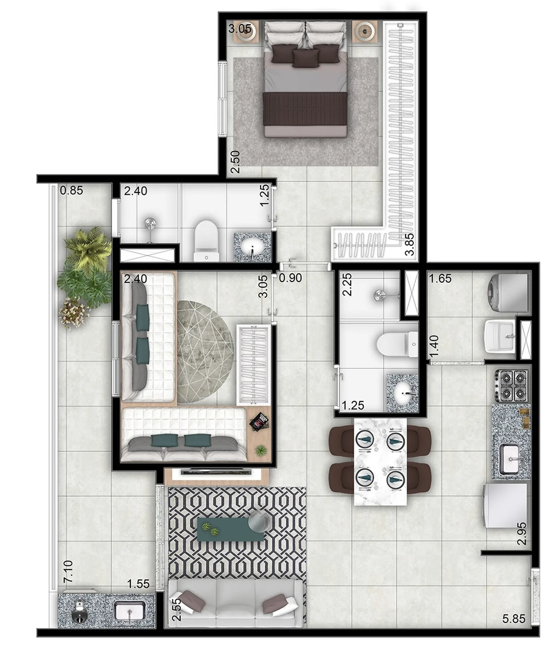 Planta 4 – Vert MBigucci