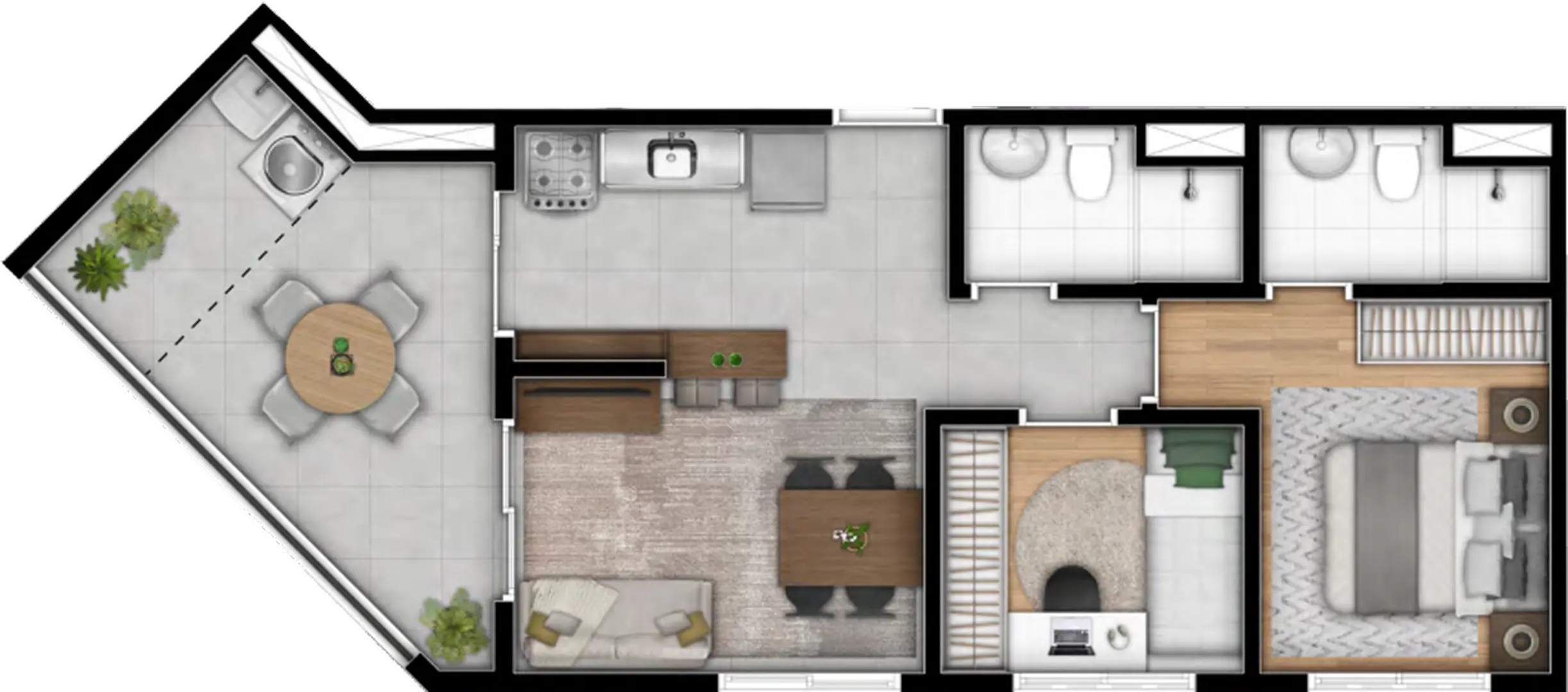 Planta 1 – Vinx Estação Giovanni Gronchi