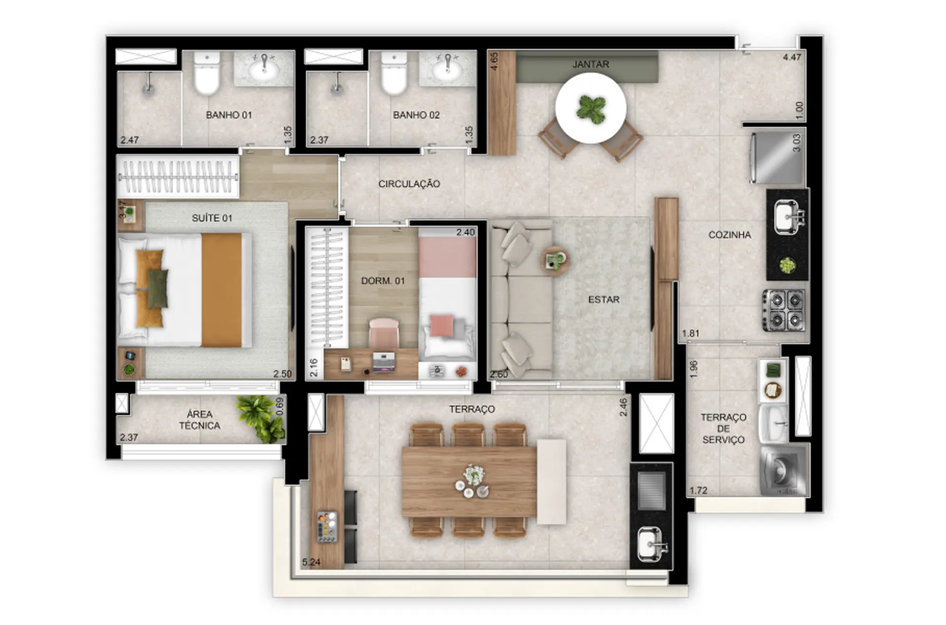 Planta 2 – Vista Tatuapé