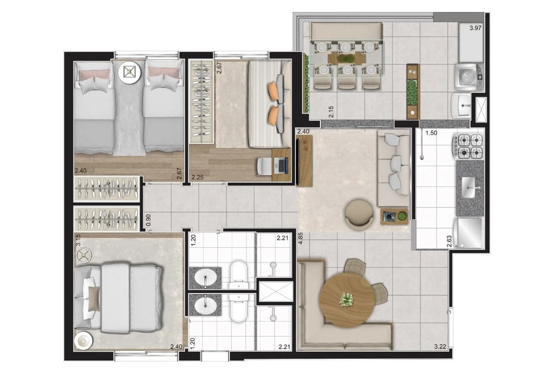 Planta 2 – Viva Benx Cambuci Clube 2