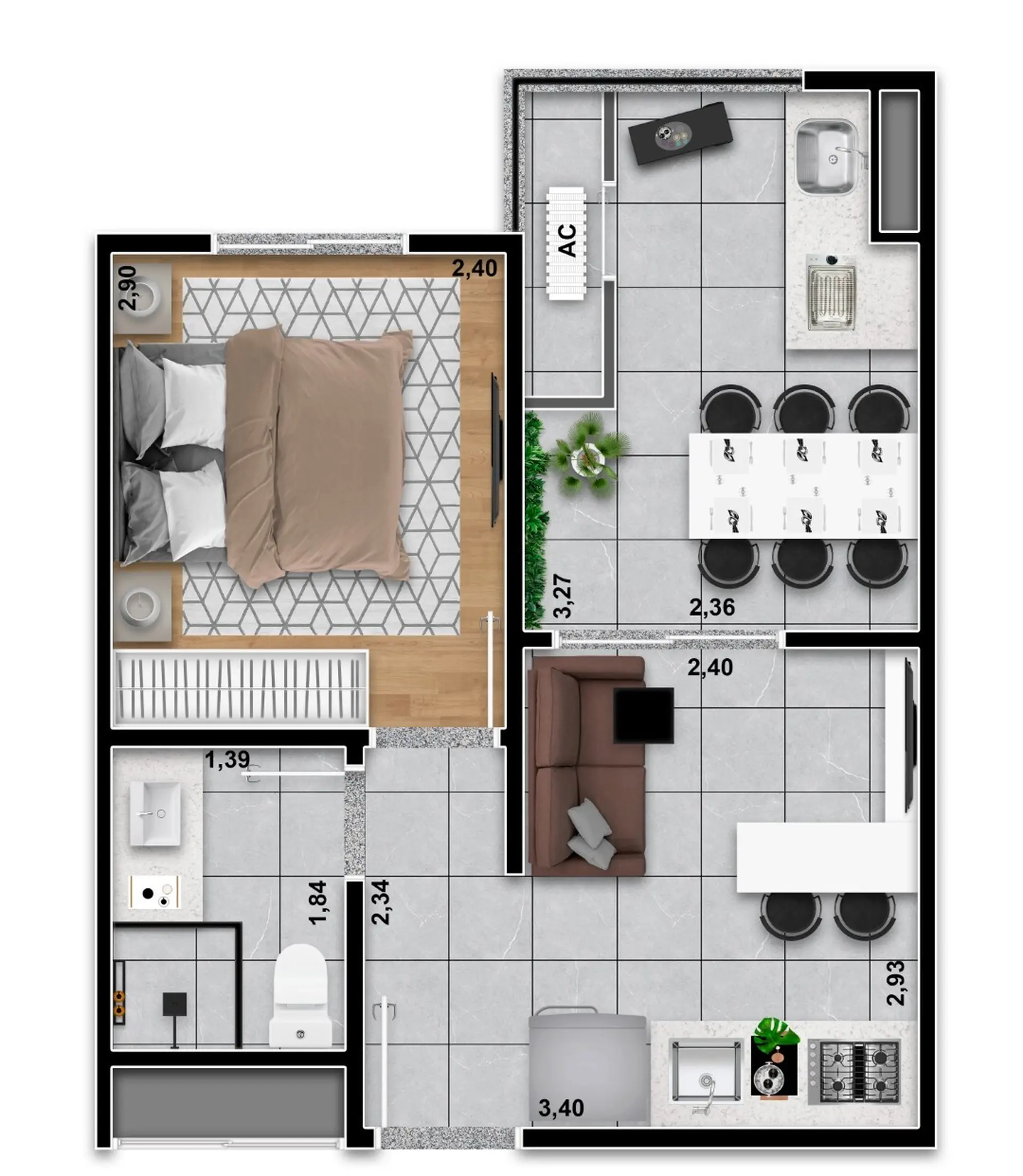 Planta 3 – Yees Tatuapé