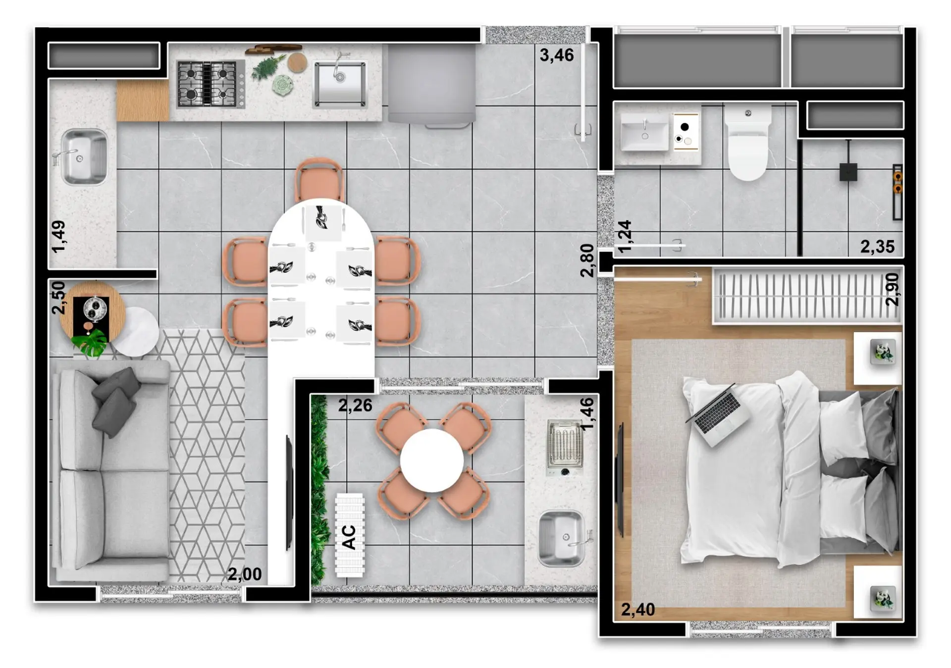 Planta 2 – Yees Tatuapé
